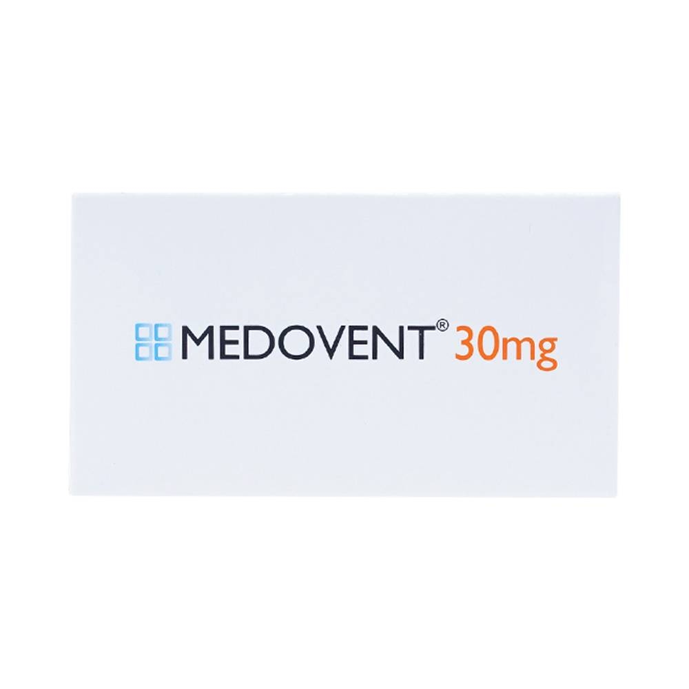 Hình ảnh Viên nén Medovent 30mg Medochemie điều trị bệnh phế quản phổi cấp, mạn tính (10 vỉ x 10 viên)
