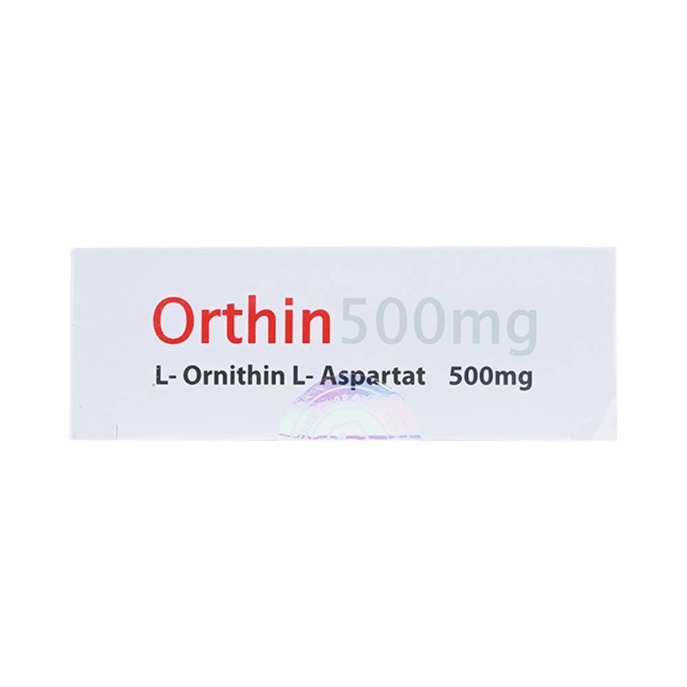 Hình ảnh Viên nang cứng Orthin 500mg Mediplantex điều trị hội chứng tăng amoniac (3 vỉ x 10 viên)