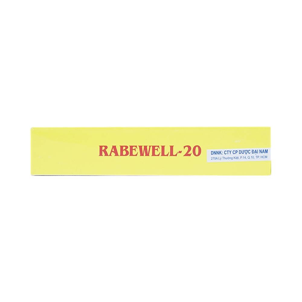 Hình ảnh Thuốc Rabewell 20mg Madras Pharm điều trị trào ngược dạ dày (3 vỉ x 10 viên)