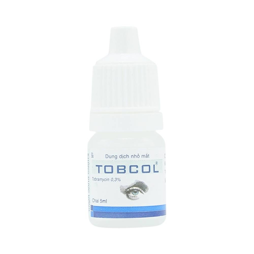 Hình ảnh Thuốc nhỏ mắt Tobcol Dược 3-2 điều trị viêm mi mắt, viêm kết mạc (5ml)