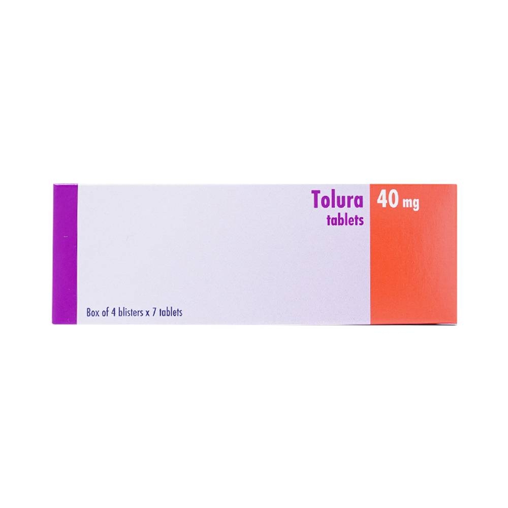 Hình ảnh Thuốc Tolura Tablets 40mg Krka điều trị cao huyết áp (4 vỉ x 7 viên)