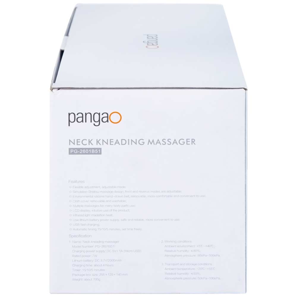Hình ảnh Máy massage Pangao PG-2601B51 xoa dịu đốt sống cổ, giúp thư giãn giảm căng thẳng