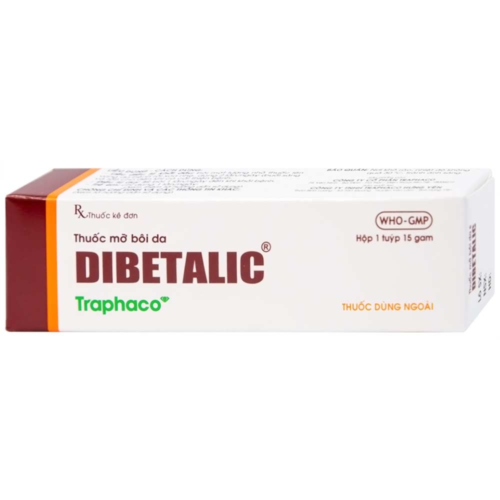 Hình ảnh Thuốc Dibetalic Traphaco điều trị các bệnh ngoài da (15g)