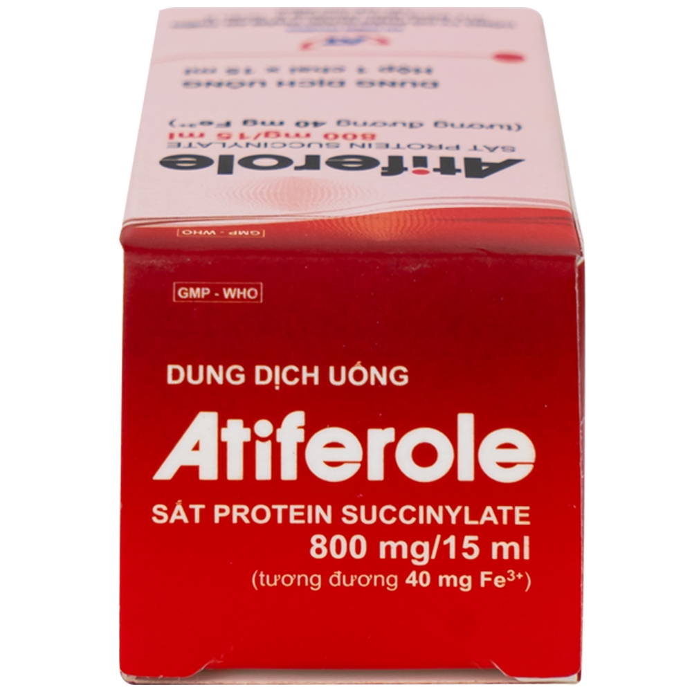 Hình ảnh Dung dịch uống Atiferole An Thiên điều trị thiếu sắt và thiếu máu do thiếu sắt (60ml)