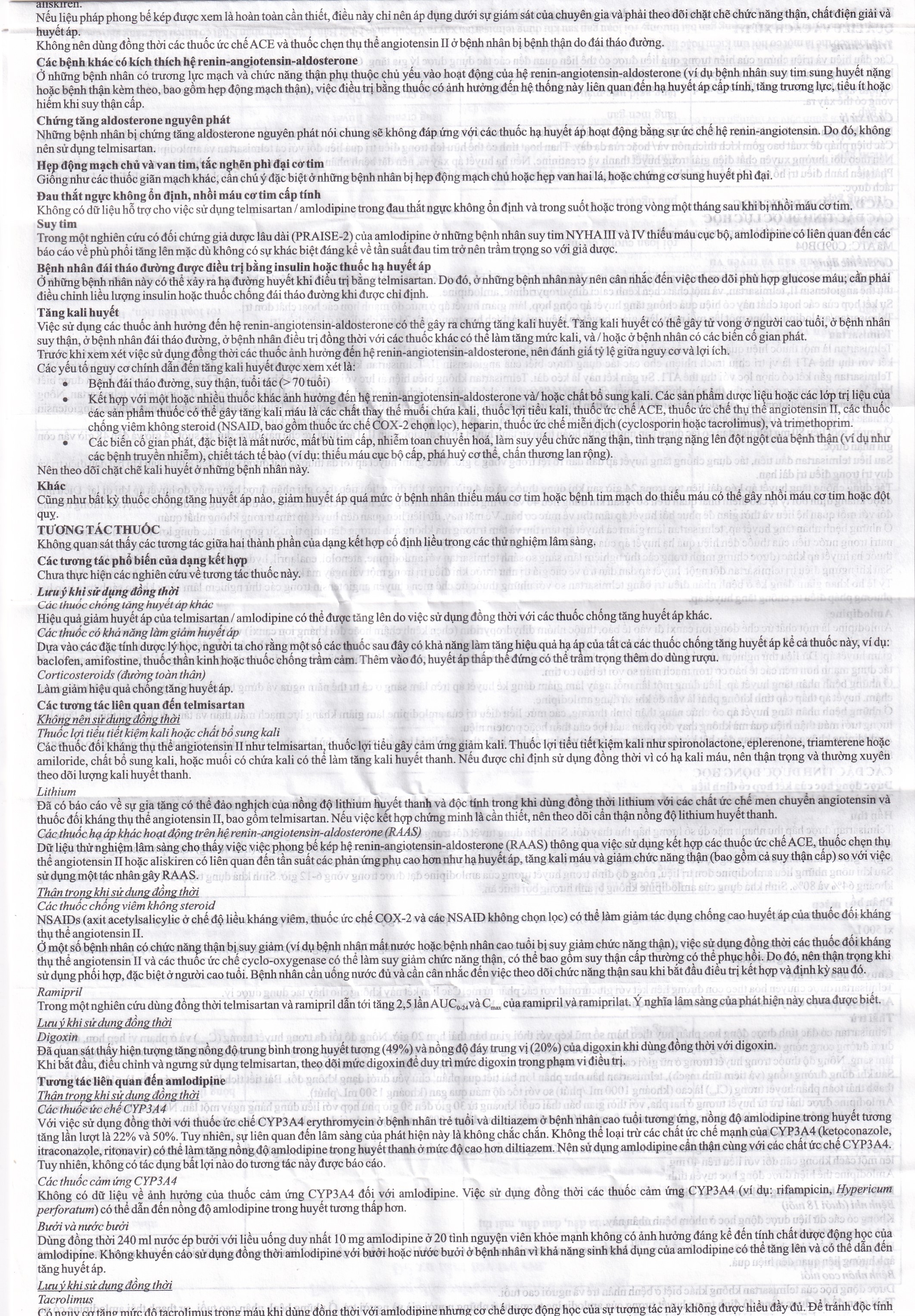 Hình ảnh Thuốc Stamlo-T 40mg/5mg Dr.Reddy điều trị tăng huyết áp (4 vỉ x 7 viên)