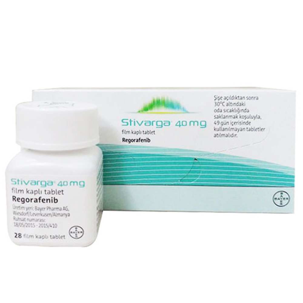 Hình ảnh Thuốc Stivarga Bayer điều trị ung thư đại tràng và trực tràng (28 viên)