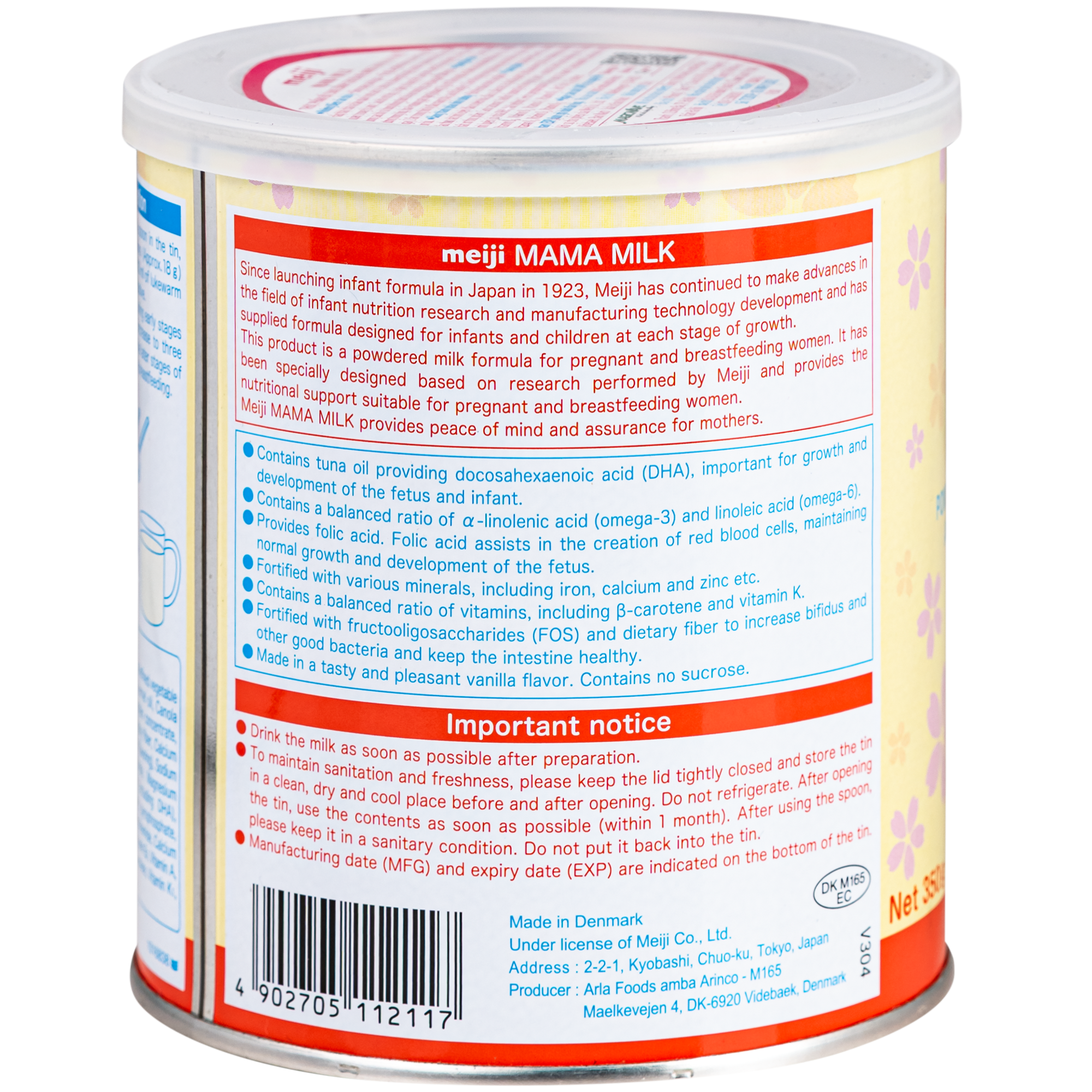 Hình ảnh Sữa cho bà mẹ mang thai và cho con bú Meiji Mama Milk (350g)