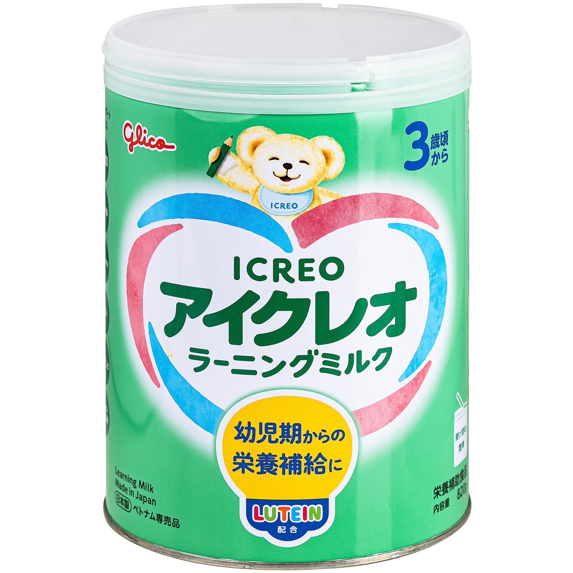Hình ảnh Sữa cho trẻ từ 3 tuổi Icreo Learning Milk Glico (820g)