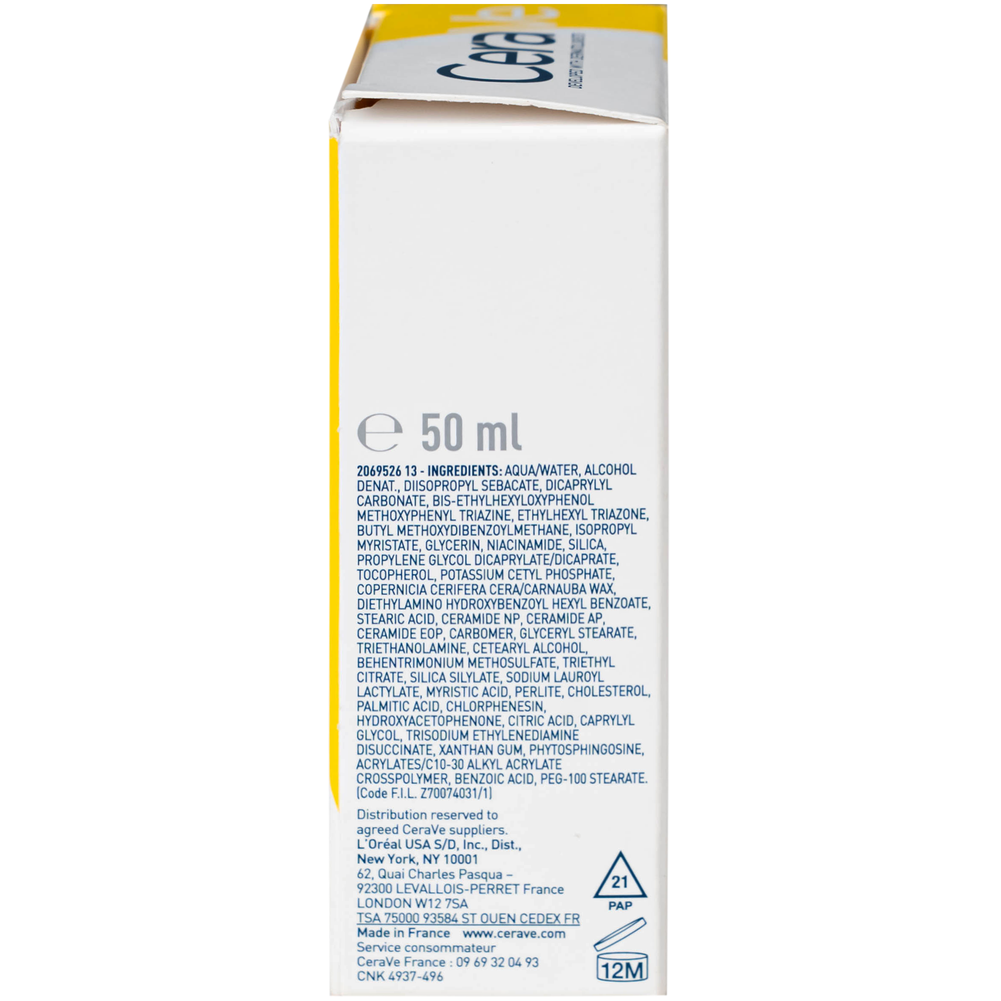 Hình ảnh Sữa chống nắng mỏng nhẹ khô thoáng Cerave Invisible Dry Touch Fluid Sunscreen Spf 50+ Pa++++ 50ml