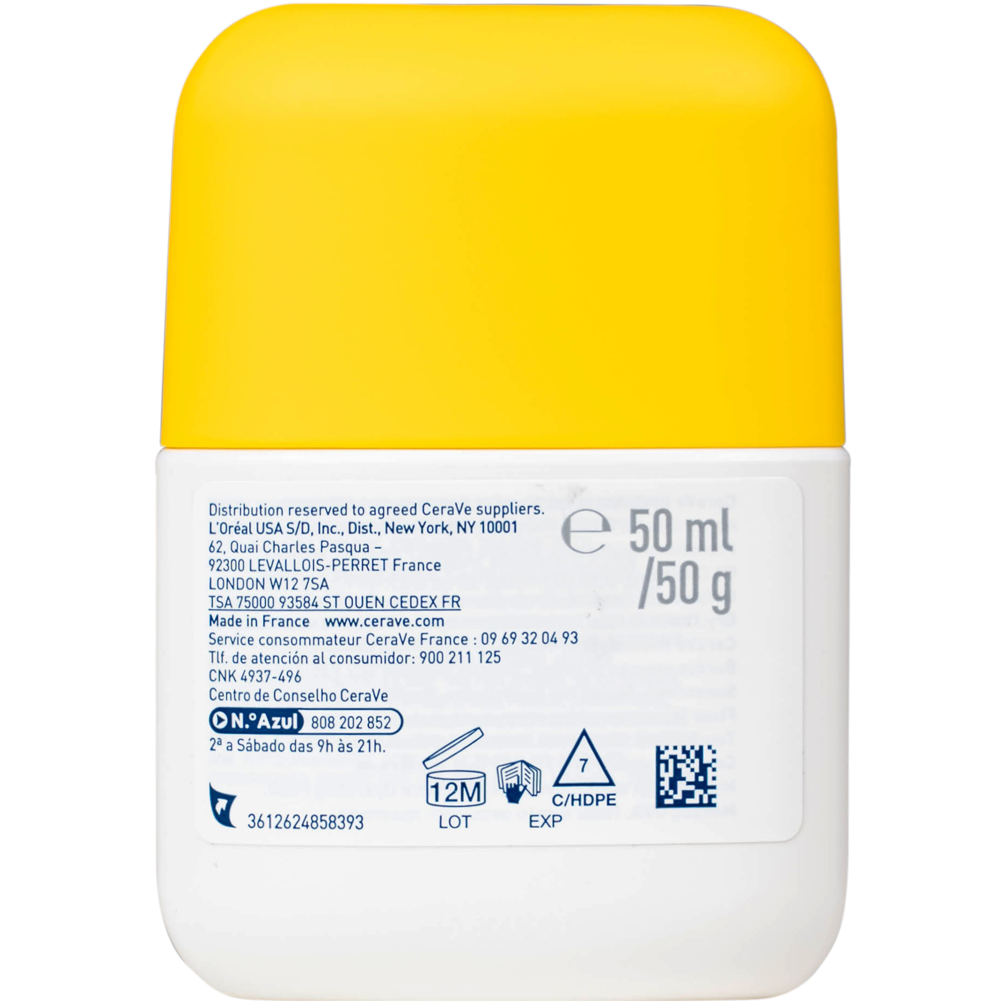 Hình ảnh Sữa chống nắng mỏng nhẹ khô thoáng Cerave Invisible Dry Touch Fluid Sunscreen Spf 50+ Pa++++ 50ml