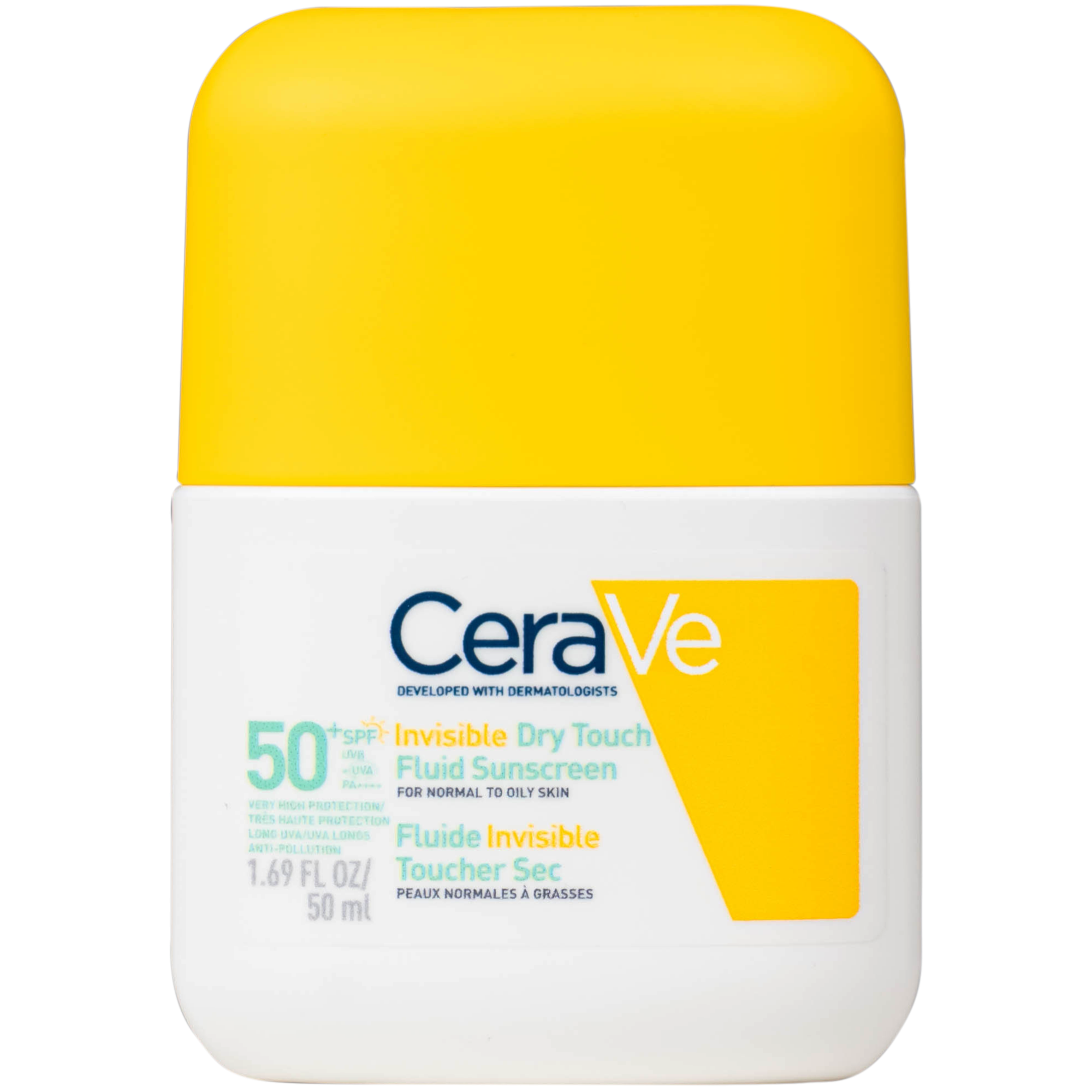 Hình ảnh Sữa chống nắng mỏng nhẹ khô thoáng Cerave Invisible Dry Touch Fluid Sunscreen Spf 50+ Pa++++ 50ml
