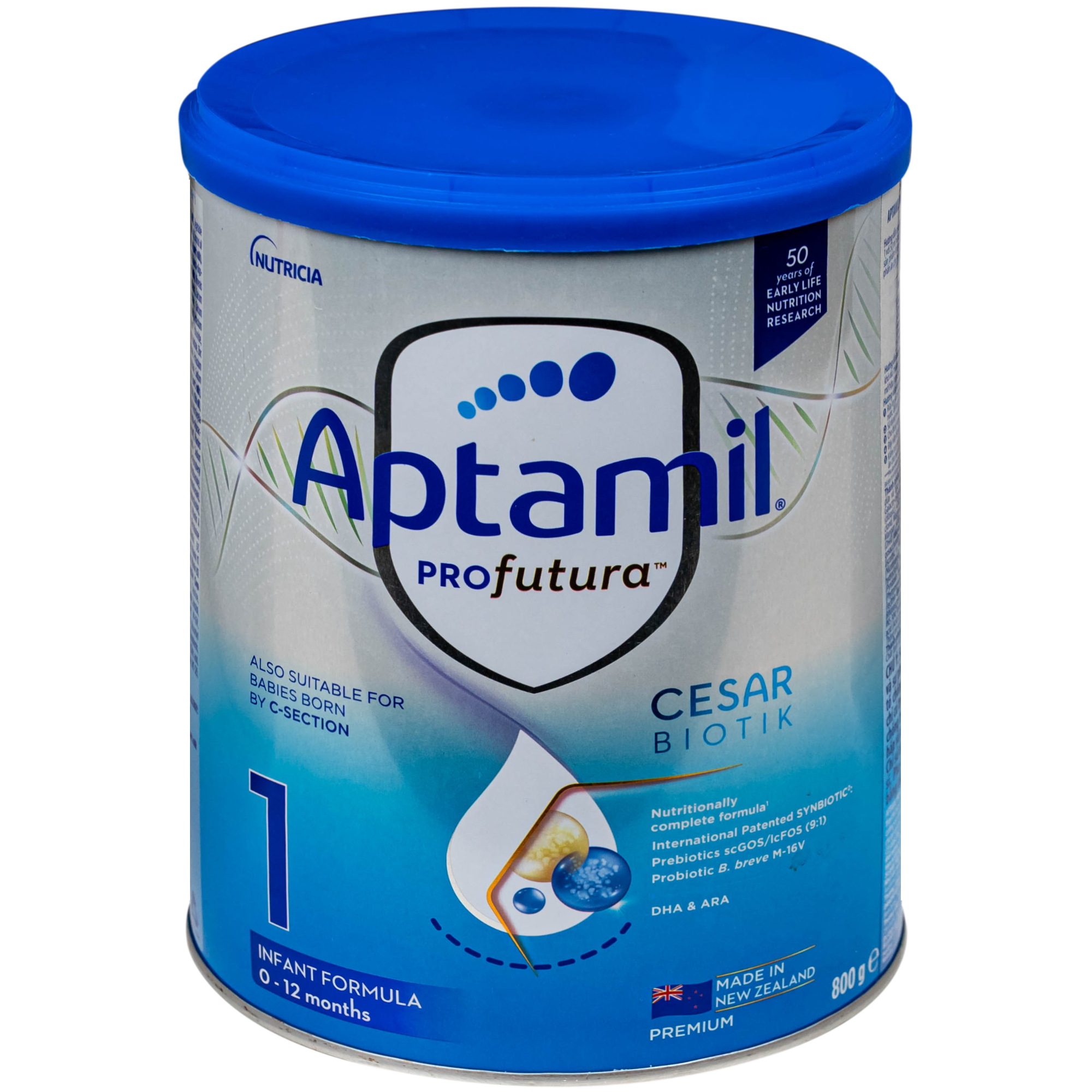 Hình ảnh Sữa dinh dưỡng công thức cho trẻ 0-12 tháng tuổi Aptamil Profutura Cesarbiotik 1 Infant Formula Danone (800g)