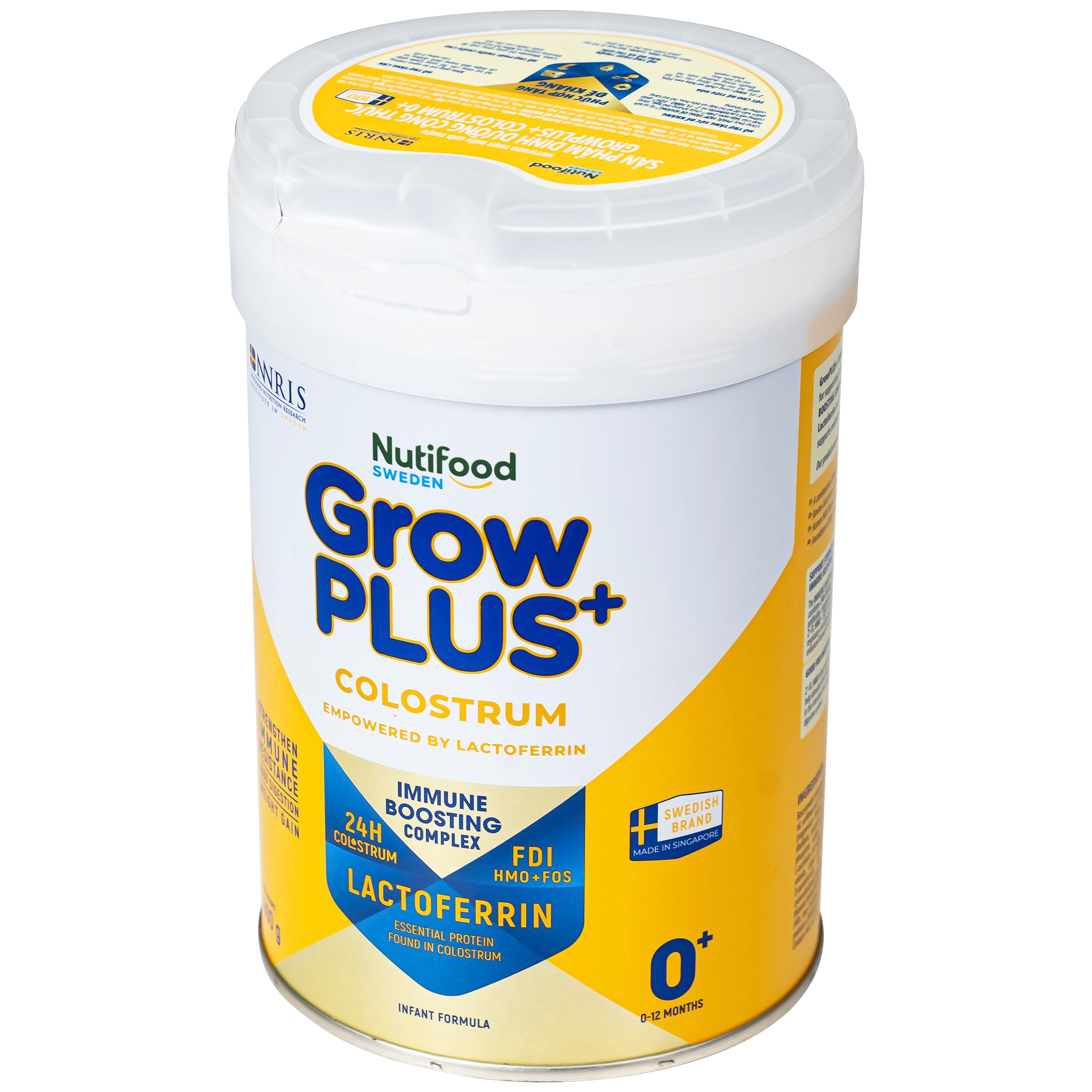 Hình ảnh Sữa giúp tăng đề kháng cho trẻ 0-12 tháng tuổi Nutifood Growplus+ Colostrum 0+ (400g)