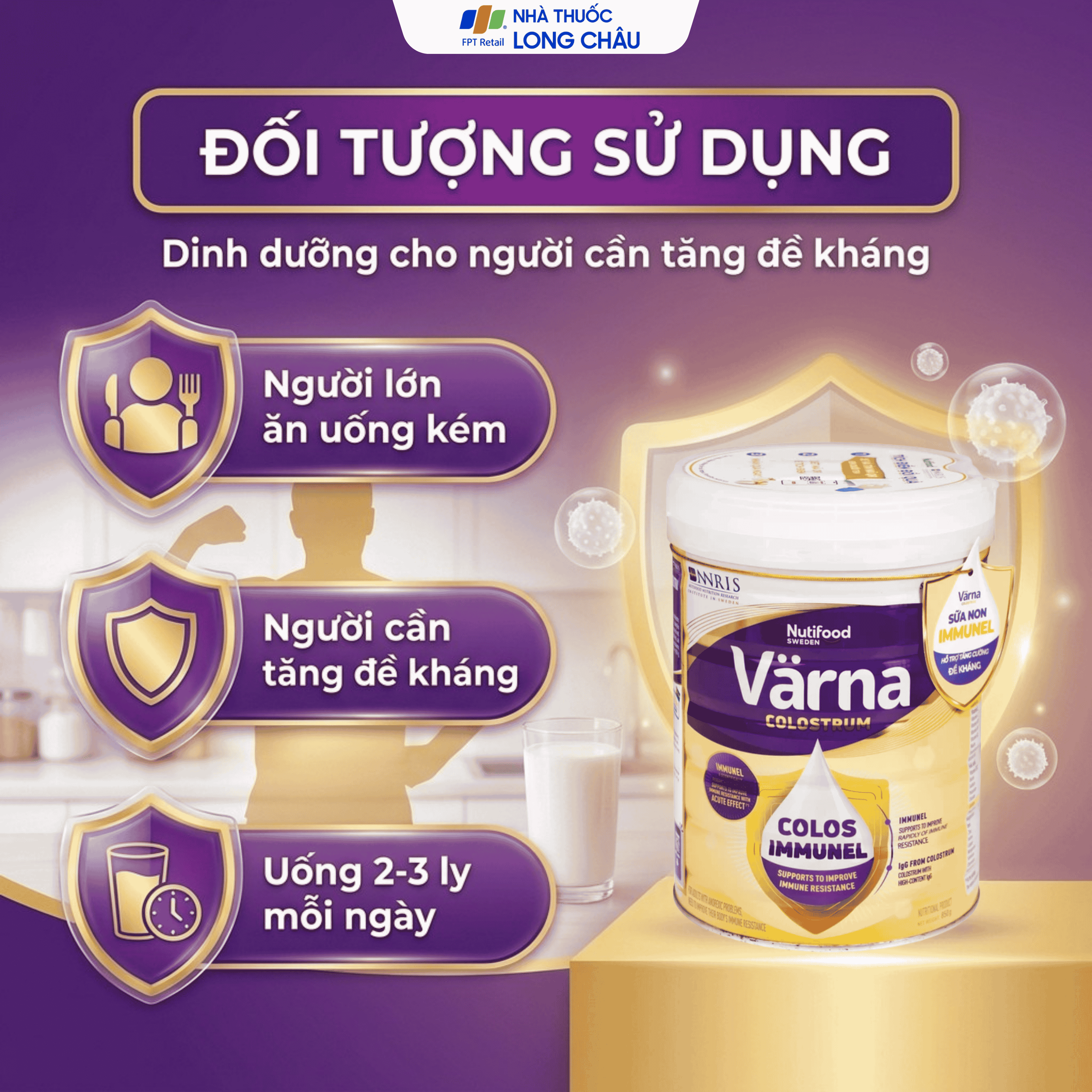 Hình ảnh Sữa hỗ trợ tăng đề kháng Nutifood Varna Colostrum (850g)