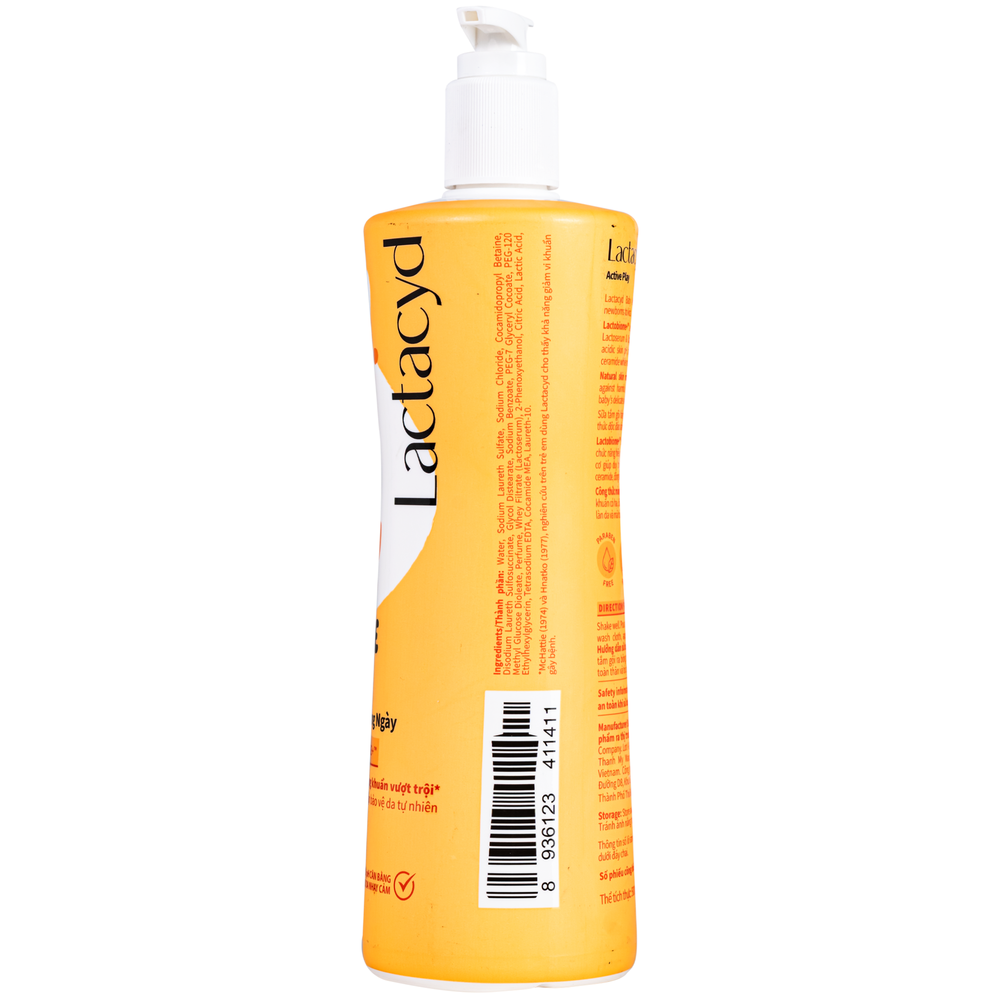 Hình ảnh Sữa tắm gội cho bé Lactacyd Active Play (500ml)