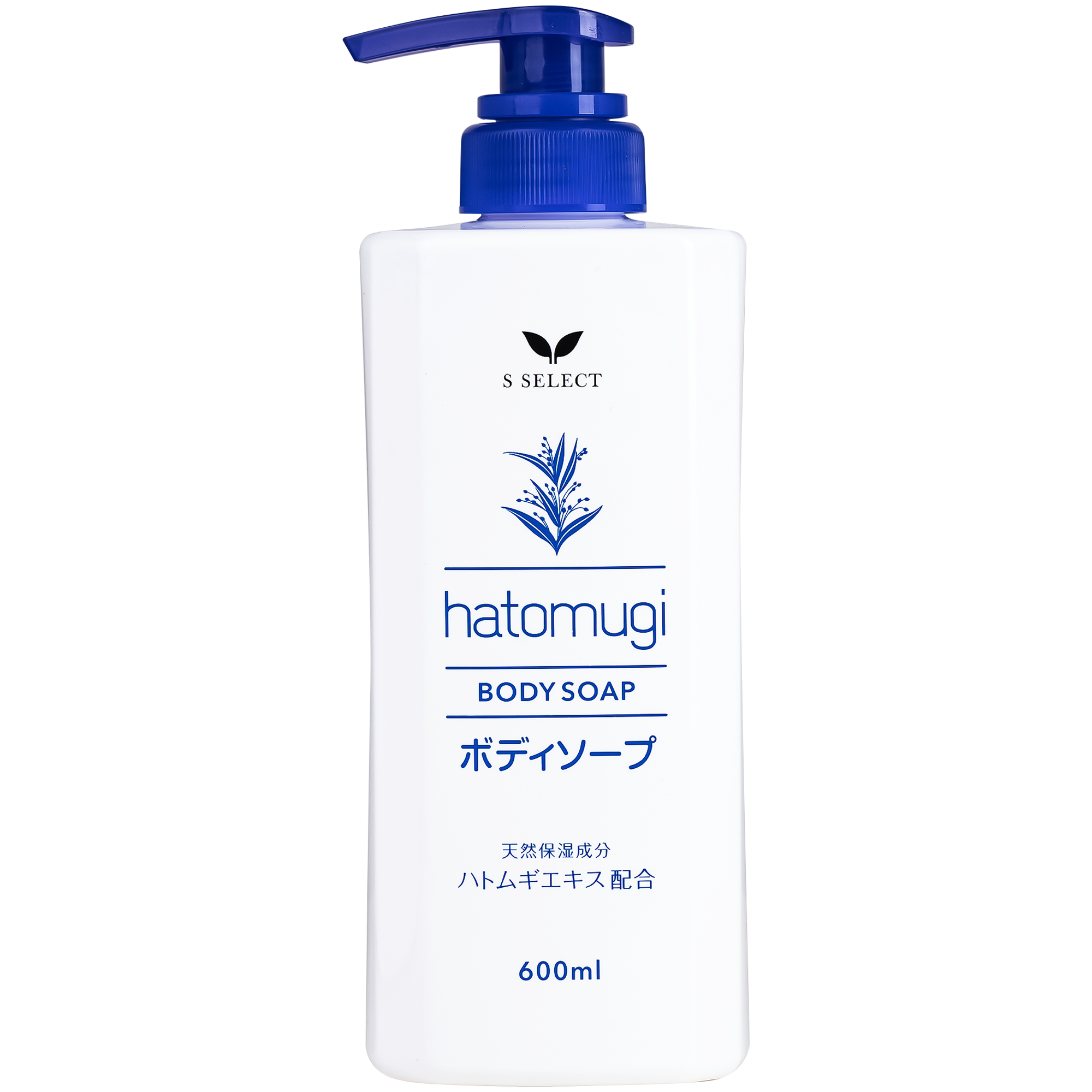 Hình ảnh Sữa tắm S Select Hatomugi Body Soap giúp làm sạch, mịn da (600ml)