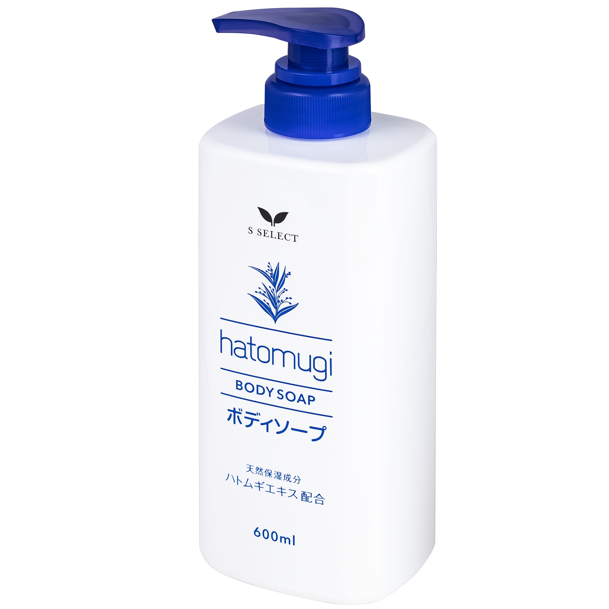 Hình ảnh Sữa tắm S Select Hatomugi Body Soap giúp làm sạch, mịn da (600ml)