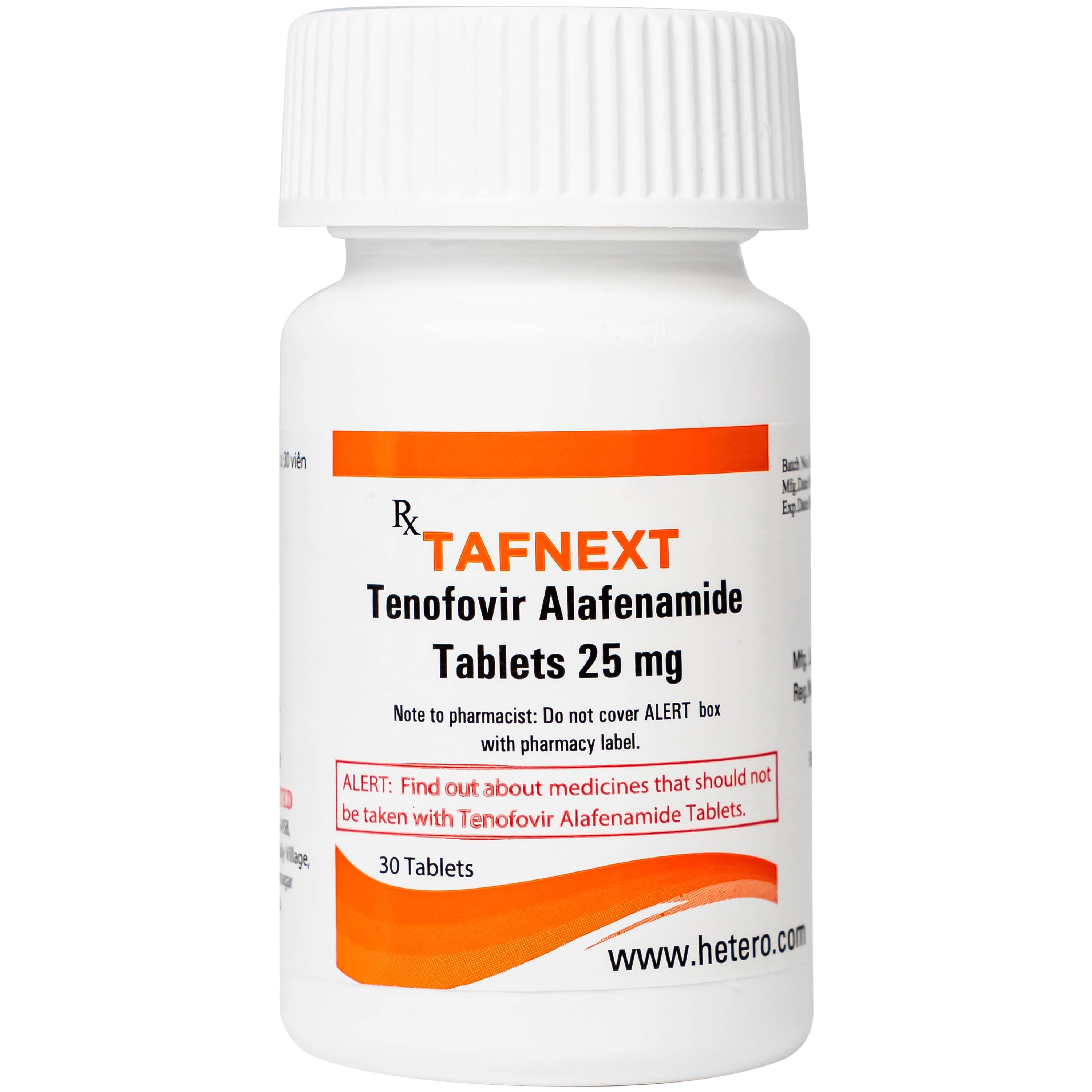 Hình ảnh Thuốc Tafnext 25mg điều trị nhiễm virus viêm gan B mạn tính (30 viên)