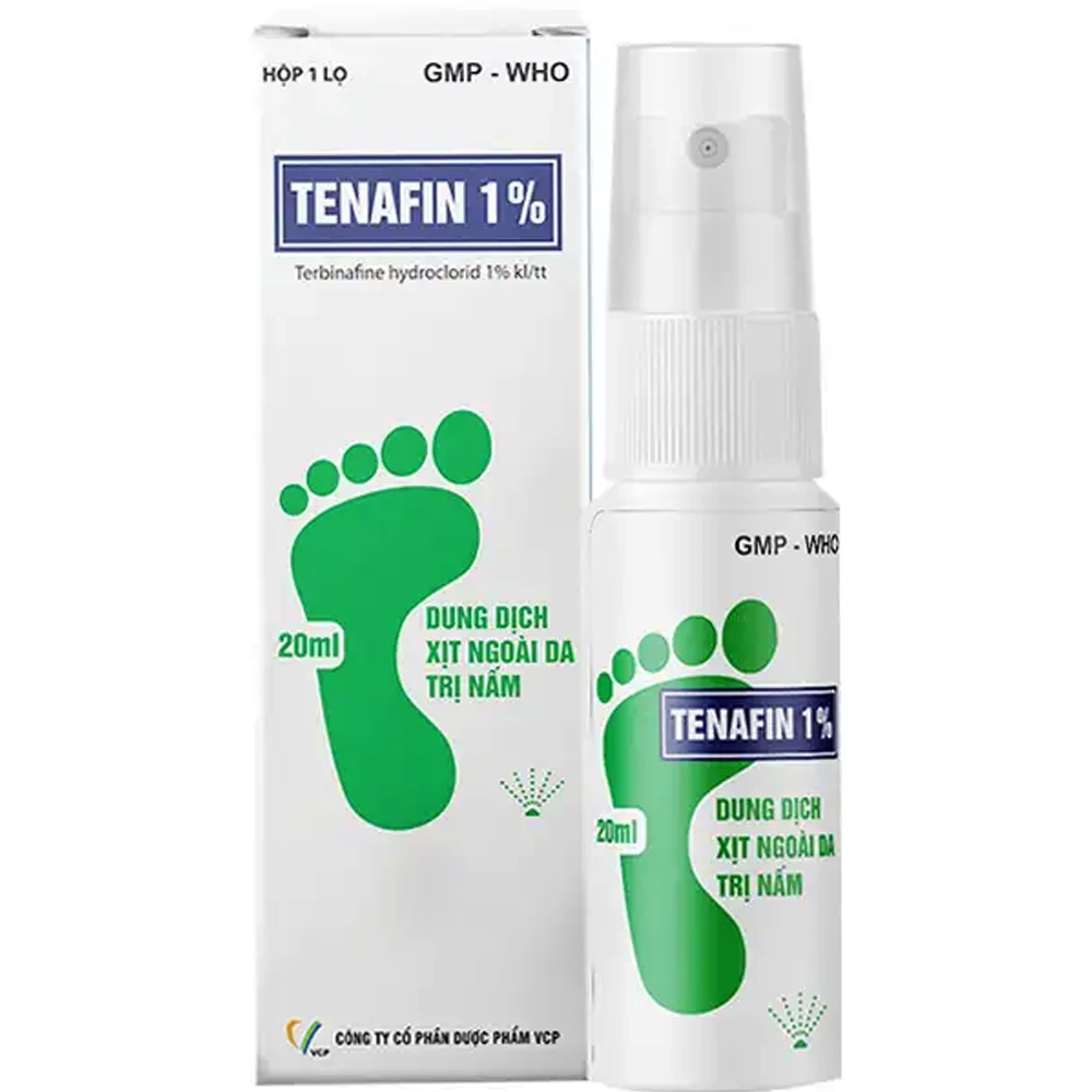 Hình ảnh Dung dịch xịt Tenafin 1% VCP điều trị trường hợp nhiễm nấm ngoài da (20ml)