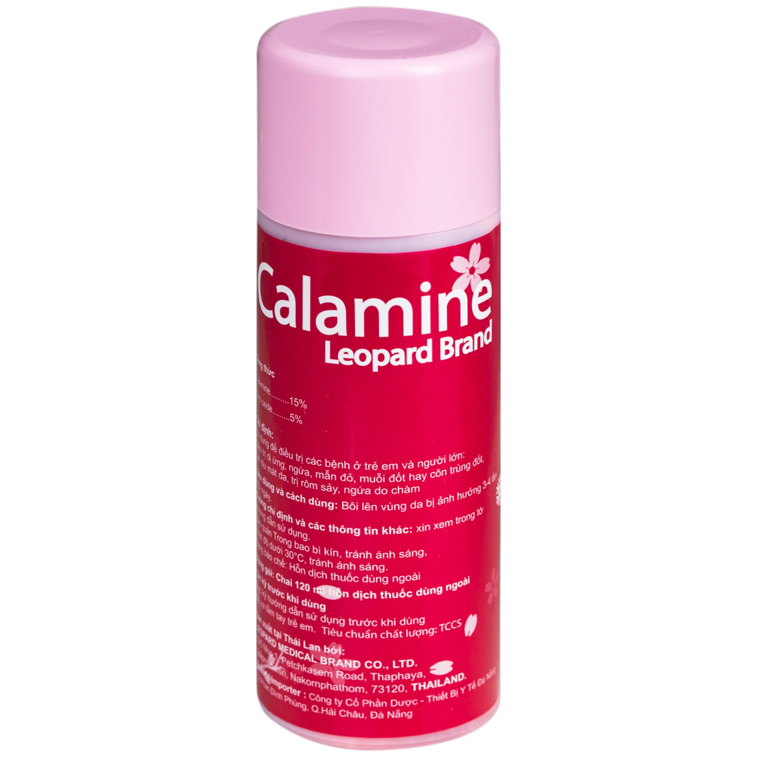 Hình ảnh Thuốc Calamine Leopard Brand điều trị dị ứng, ngứa, mẫm đỏ, muỗi đốt hay con trùng đốt, làm dịu mát da, trị rôm sảy, ngứa do chàm (120 ml)