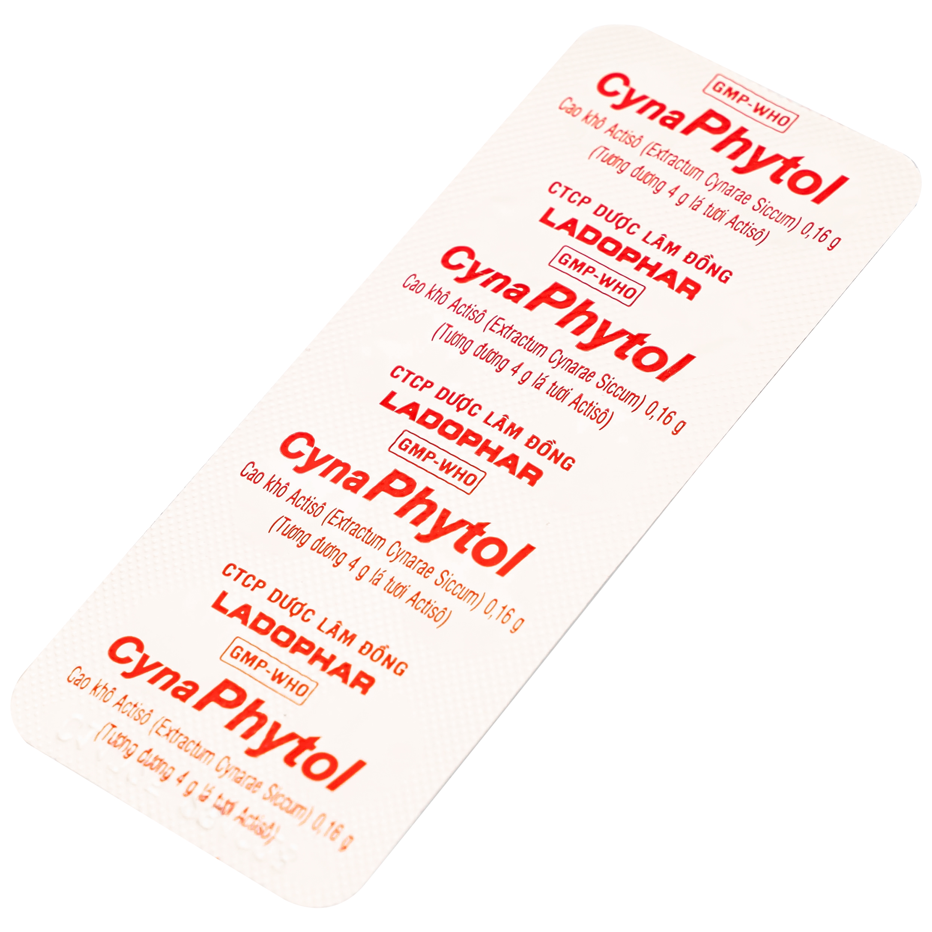 Hình ảnh Thuốc Cynaphytol Ladophar Giải độc gan, thông mật, lợi tiểu, nhuận tràng (10 vỉ x 10 viên)