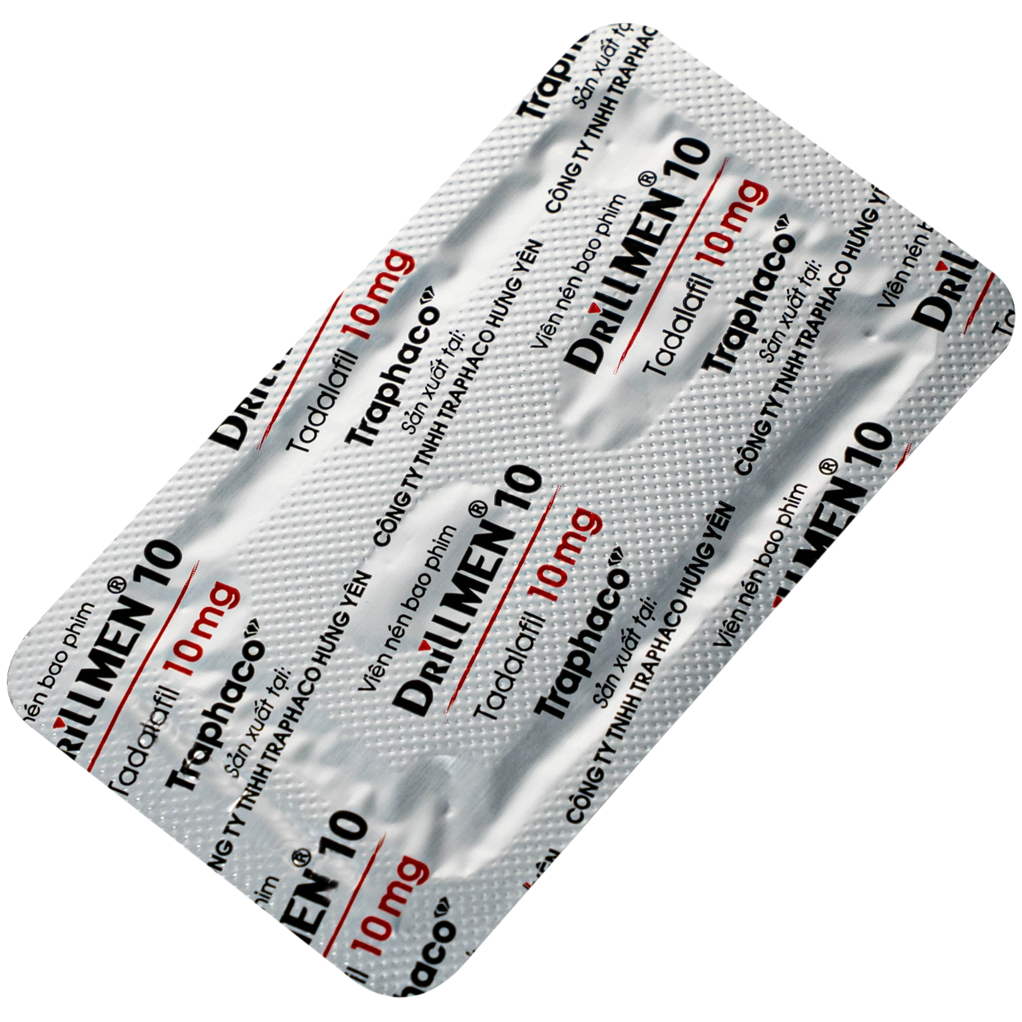 Hình ảnh Thuốc DrillMEN 10mg Traphaco điều trị rối loại cương dương (1 vỉ x 2 viên)