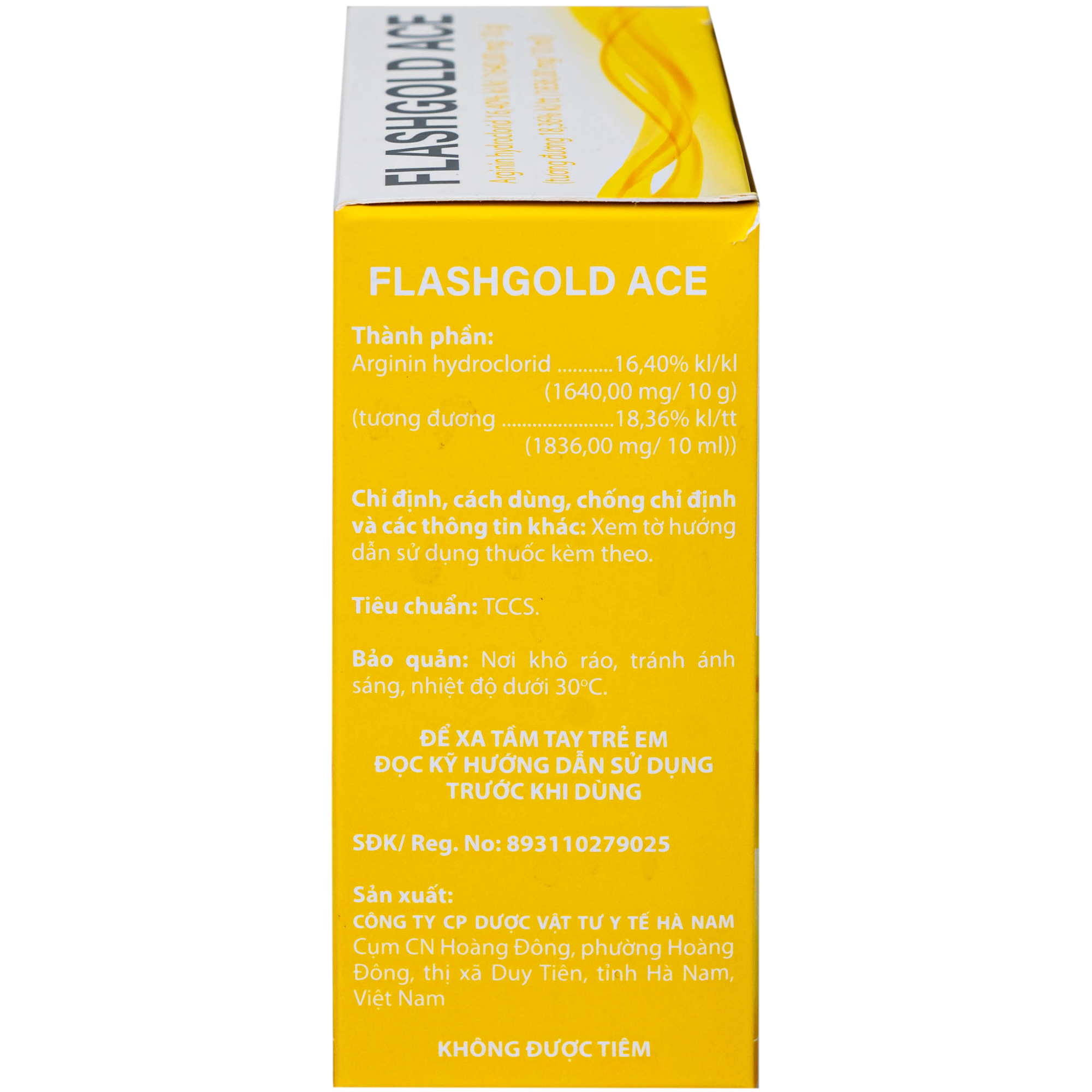 Hình ảnh Thuốc FLASHGOLD ACE điều trị Các tình trạng rối loạn tiêu hóa trên người lớn, Suy nhược chức năng trên đối tượng người lớn hay trẻ em (20 ống x 5ml)