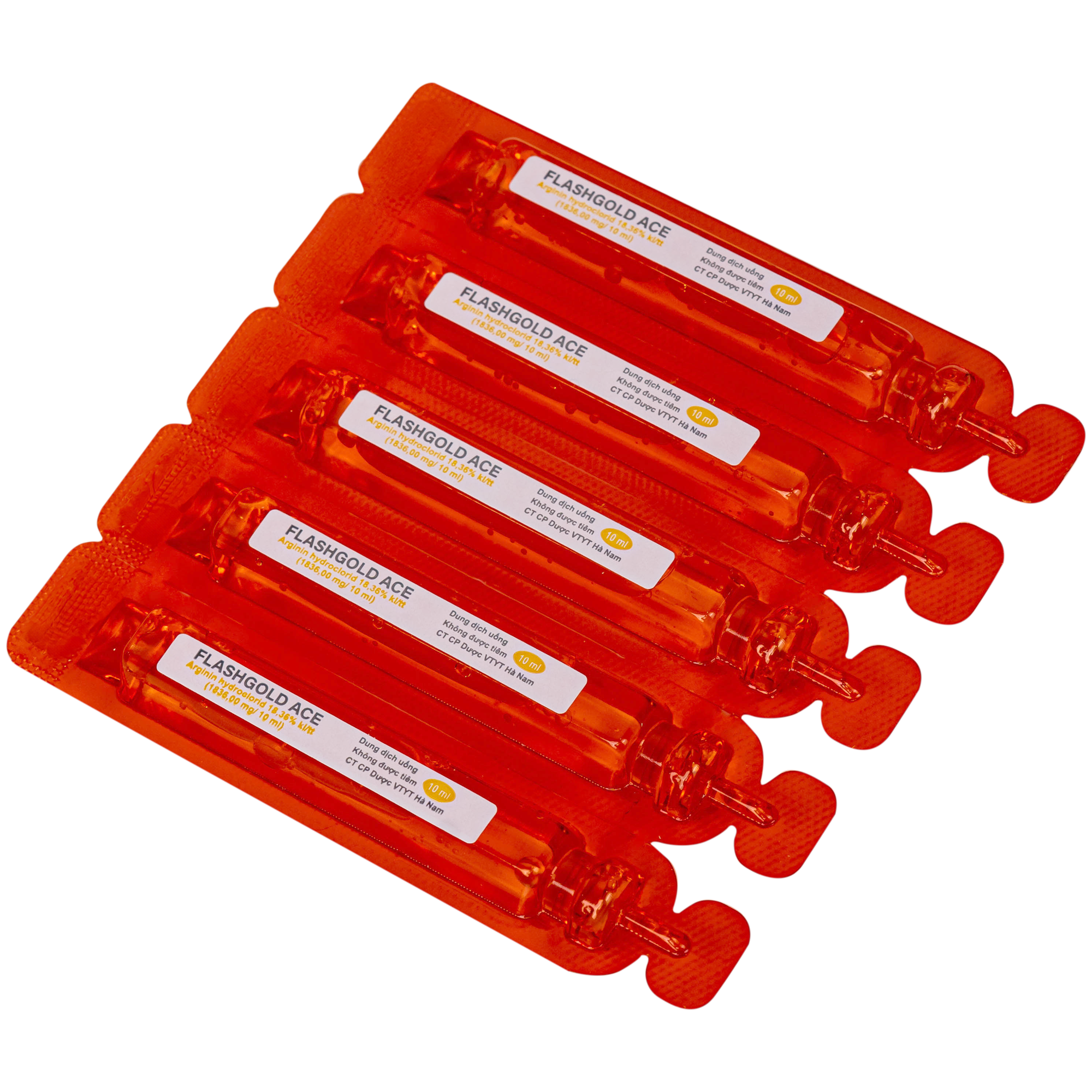 Hình ảnh Thuốc FLASHGOLD ACE điều trị Các tình trạng rối loạn tiêu hóa trên người lớn, Suy nhược chức năng trên đối tượng người lớn hay trẻ em (20 ống x 5ml)