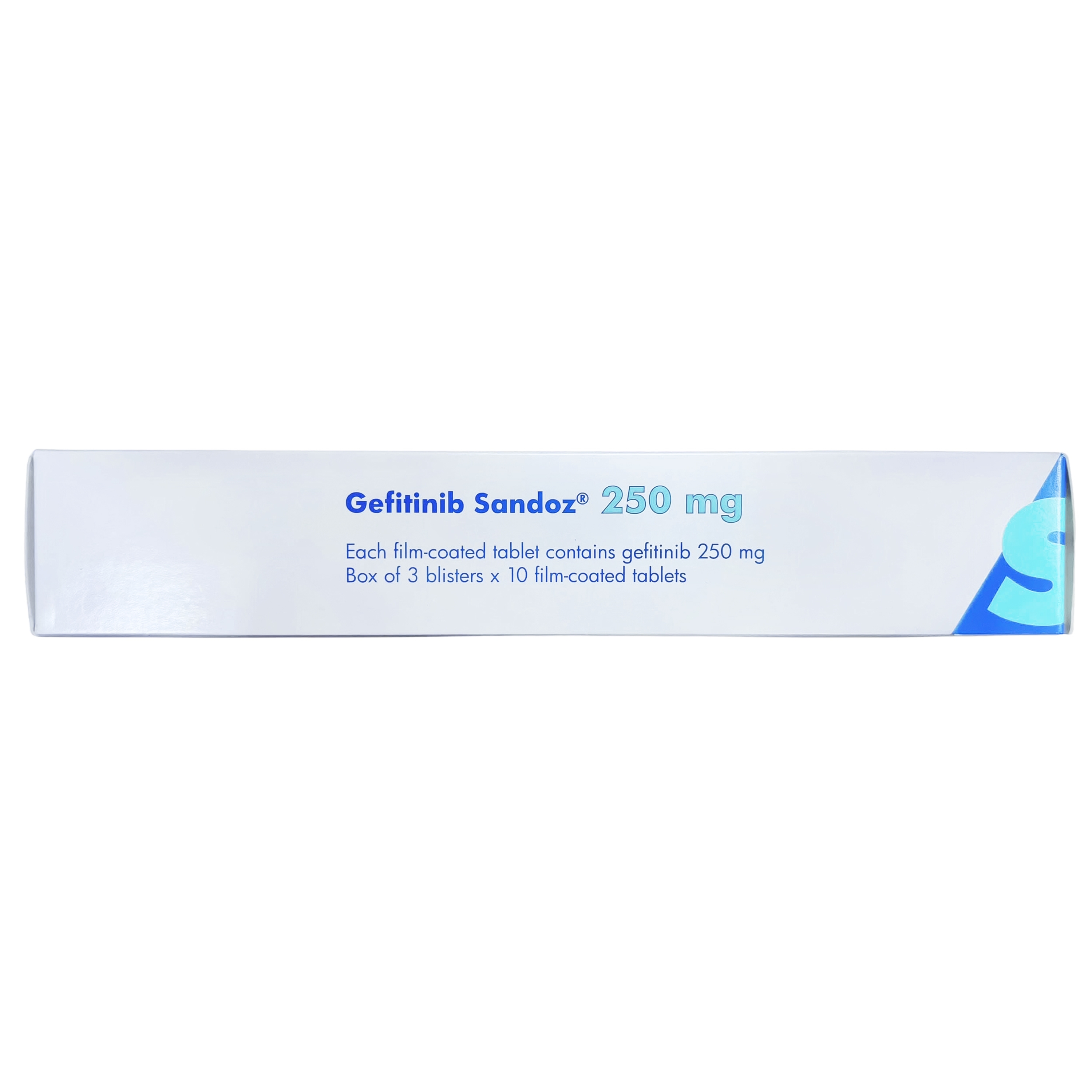Hình ảnh Thuốc Gefitinib 250mg Sandoz hỗ trợ điều trị ung thư phổi (3 vỉ x 10 viên)