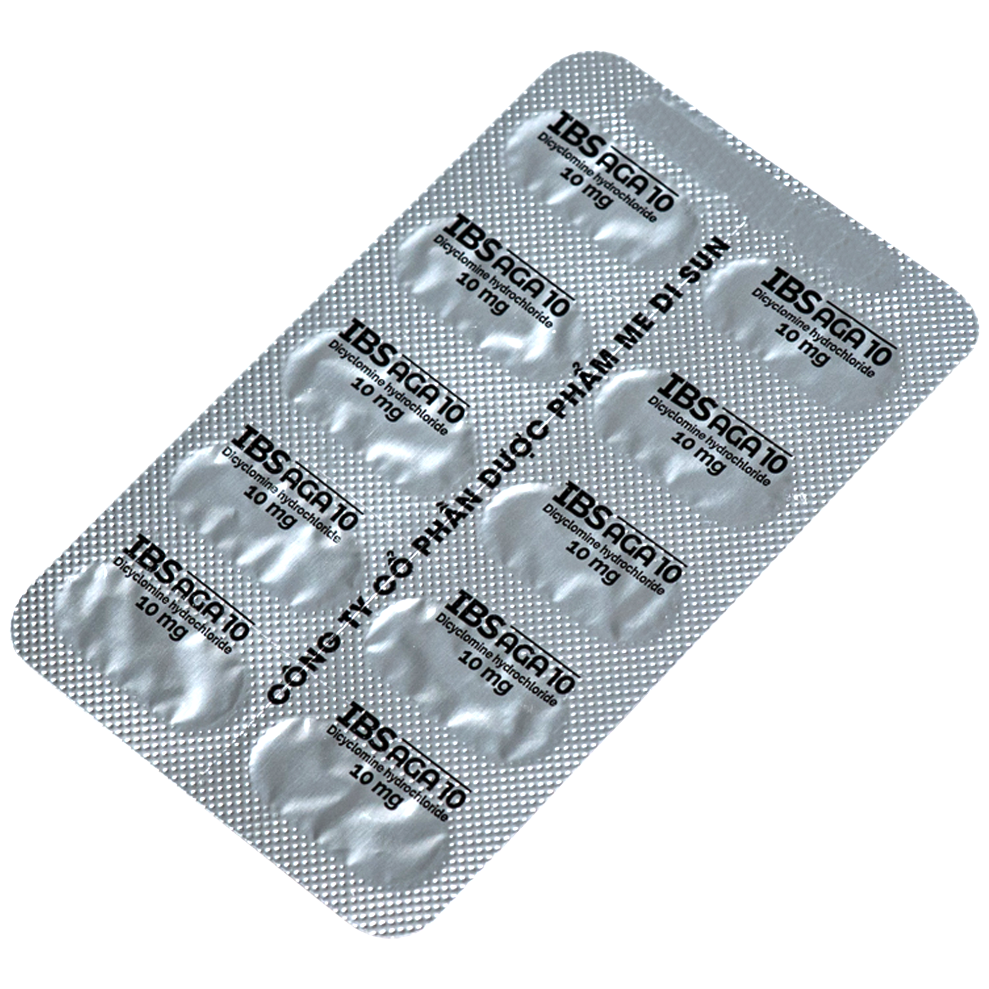 Hình ảnh Thuốc Ibsaga 10mg Liviat chống co thắt cơ (3 vỉ x 10 viên)