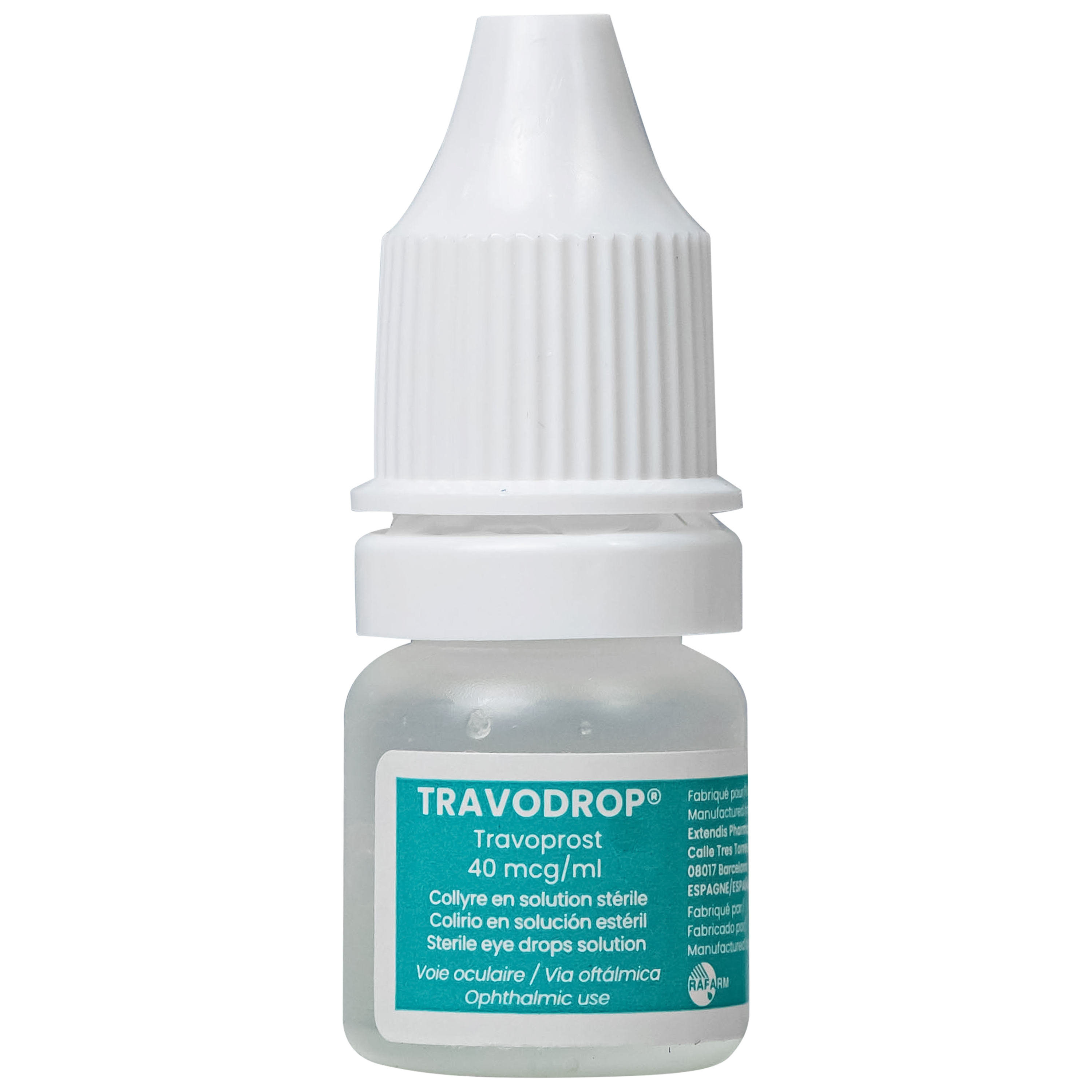 Hình ảnh Thuốc nhỏ mắt Travodrop Rafarm điều trị tăng nhãn áp và Glocom (2.5ml)