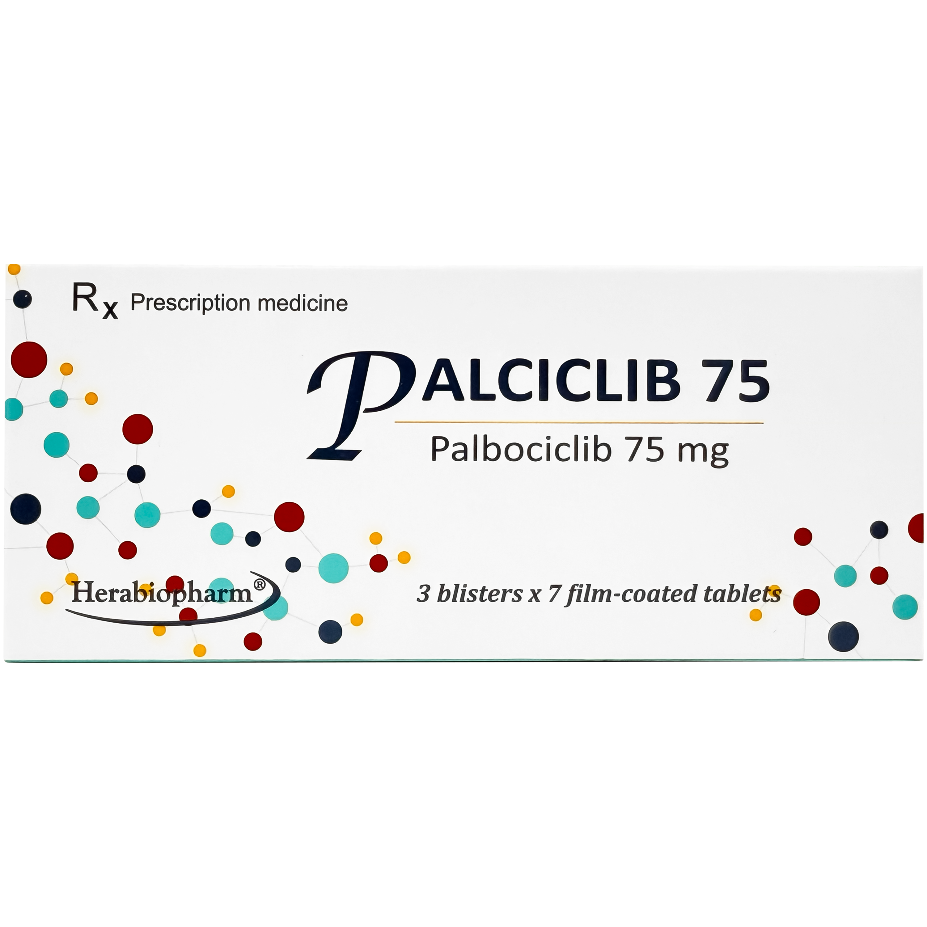 Hình ảnh Thuốc Palciclib cap 75mg điều trị ung thư vú (3 vỉ x 7 viên)