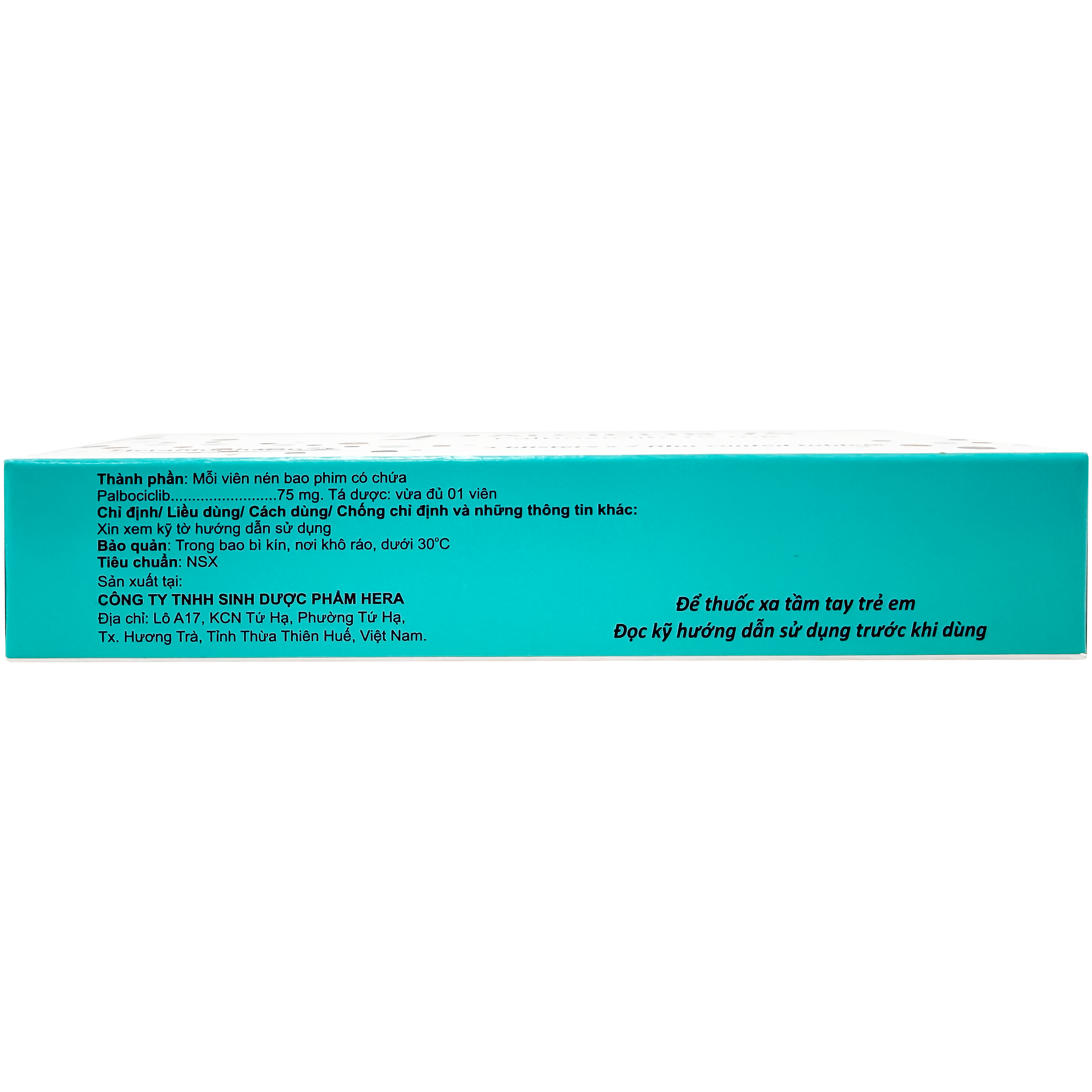 Hình ảnh Thuốc Palciclib cap 75mg điều trị ung thư vú (3 vỉ x 7 viên)