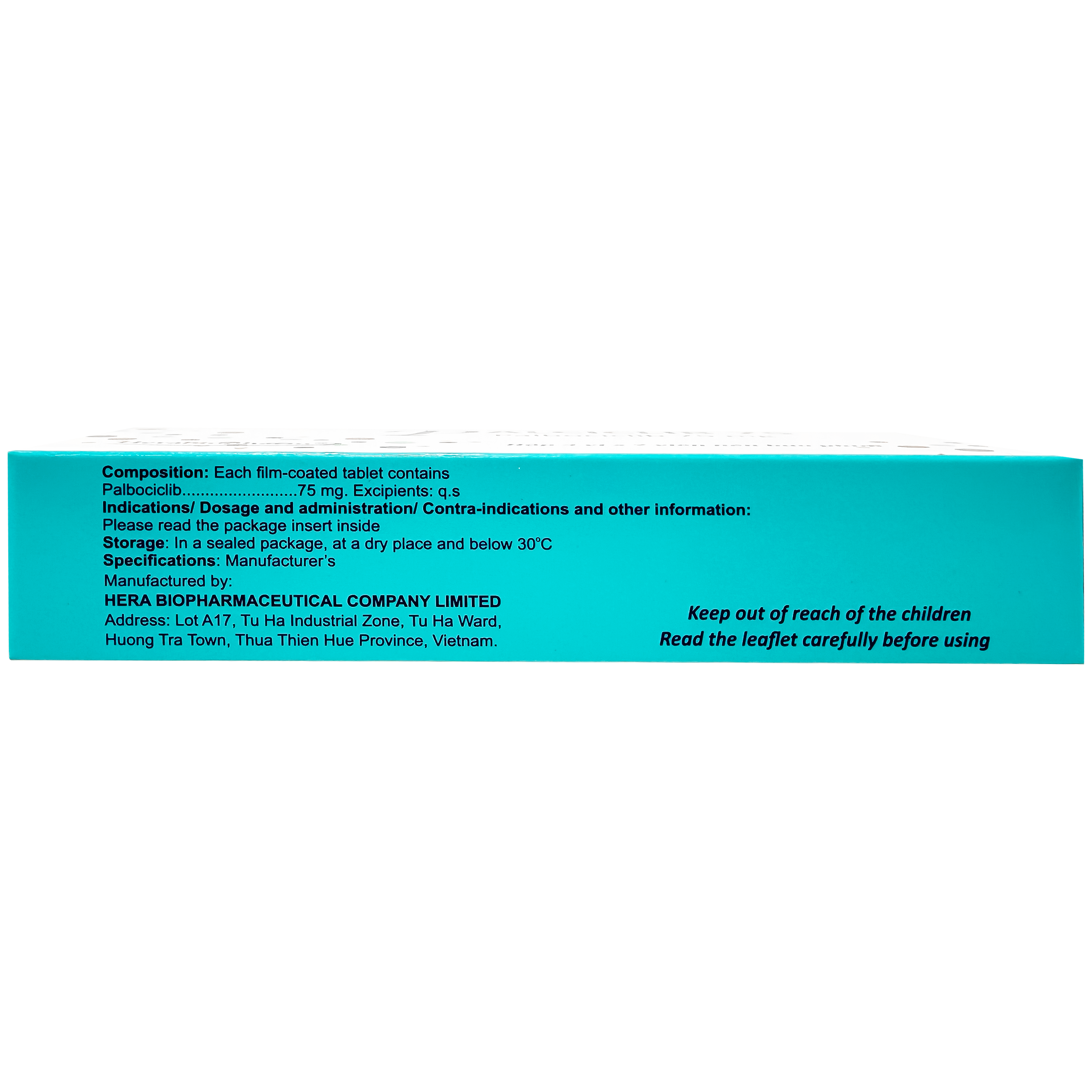 Hình ảnh Thuốc Palciclib cap 75mg điều trị ung thư vú (3 vỉ x 7 viên)