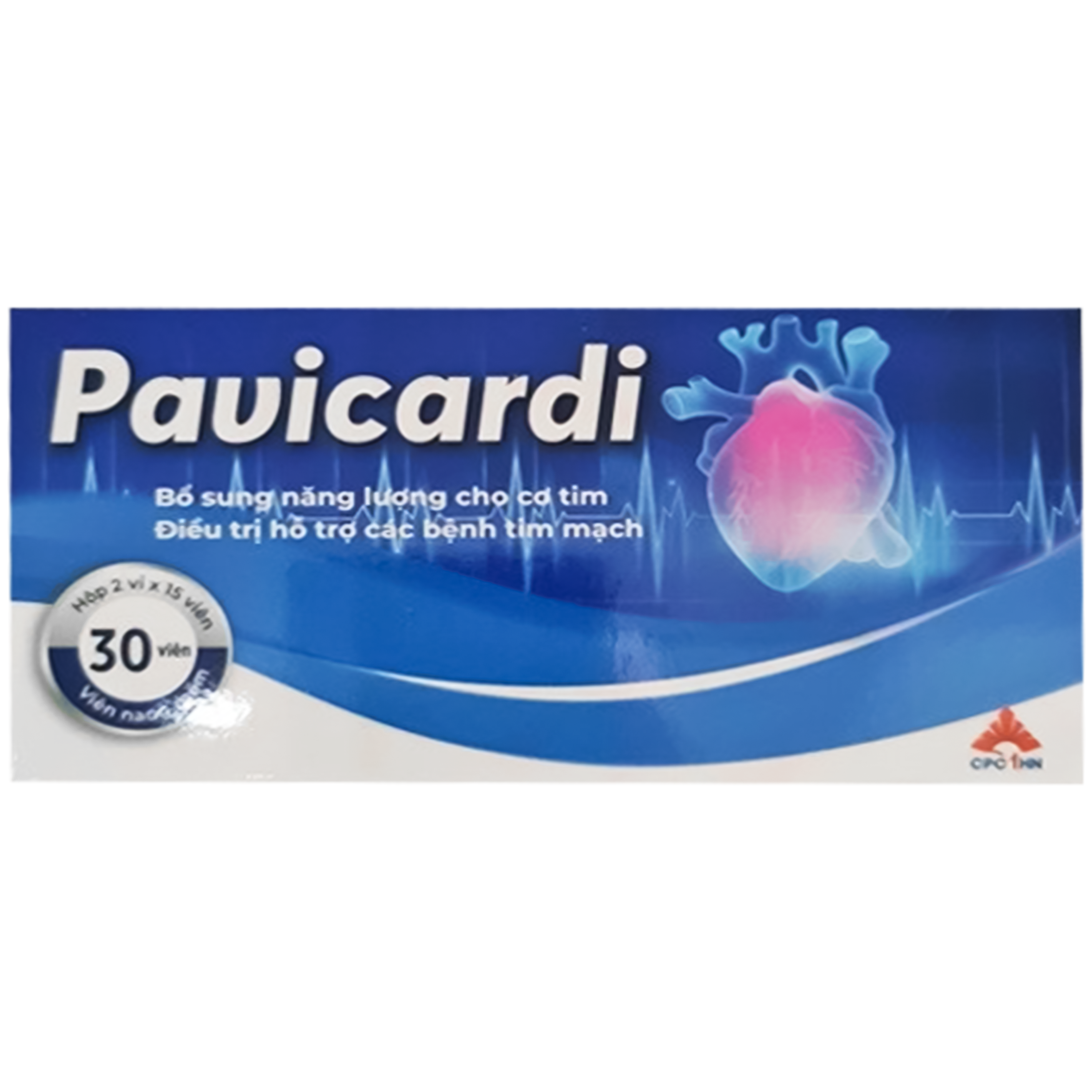 Hình ảnh Thuốc Parvicardi CPC1 bổ sung năng lượng cho cơ tim, điều trị các bệnh tim mạch (2 vỉ x 15 viên)