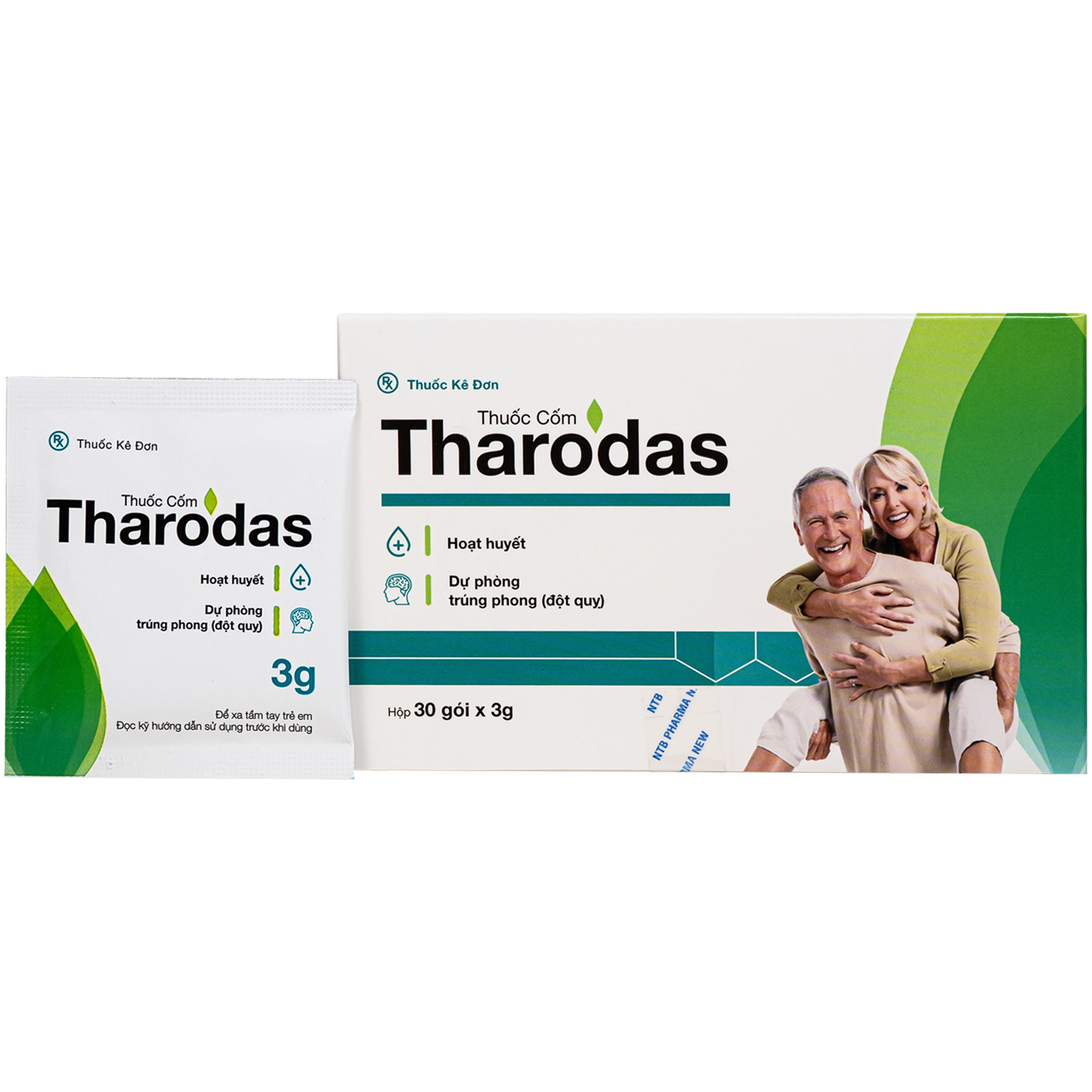 Hình ảnh Thuốc Tharodas Tp pharm hỗ trợ hoạt huyết, bồi bổ khí huyết cho người bệnh( 30 gói x 3g )