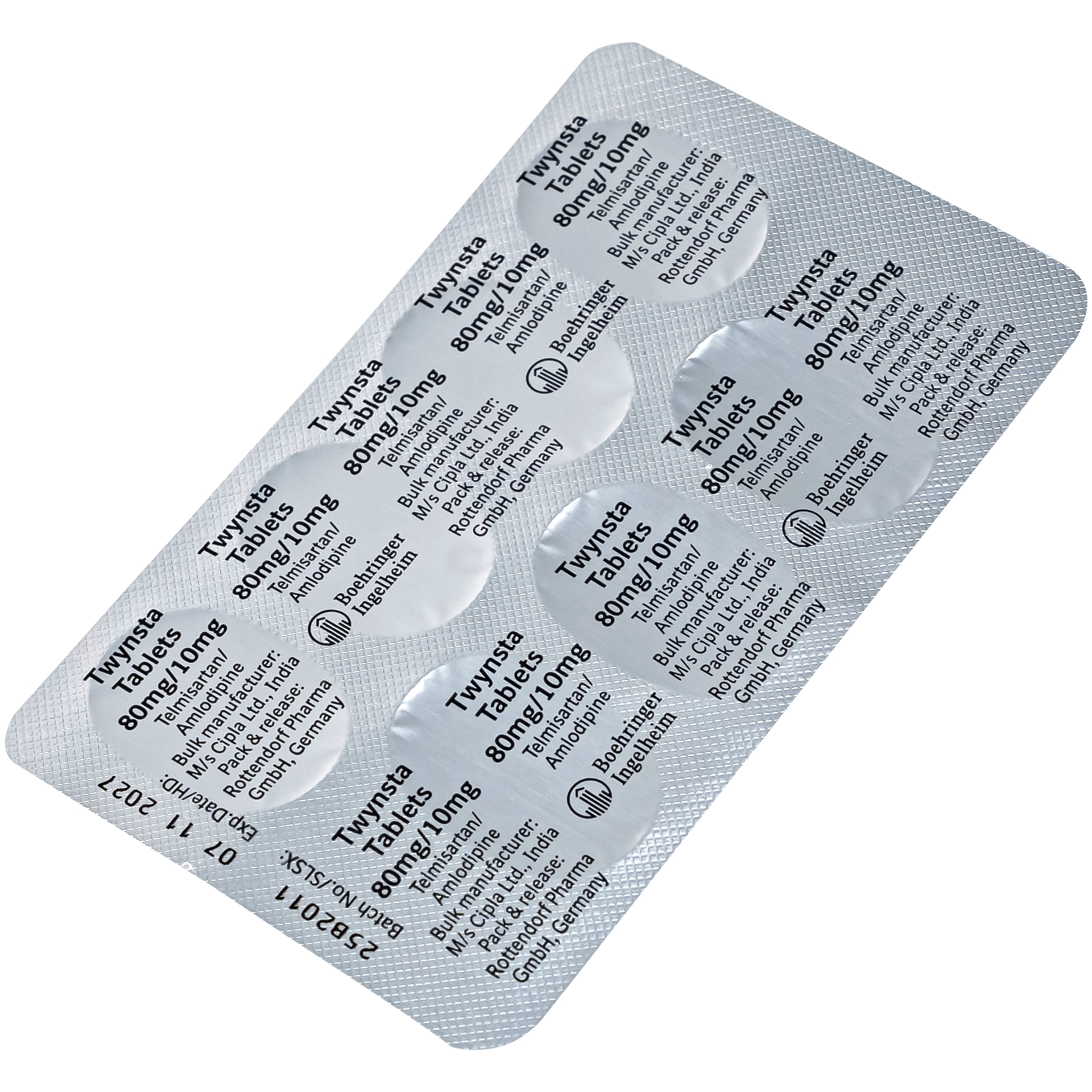 Hình ảnh Thuốc Twynsta 80mg/10mg Boehringer điều trị tăng huyết áp vô căn (14 vỉ x 7 viên)