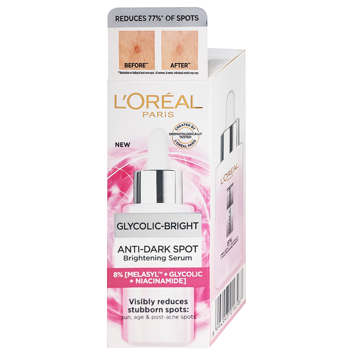 Hình ảnh Tinh chất dưỡng sáng da giảm thâm mụn L'Oréal Glycolic Bright (30ml)