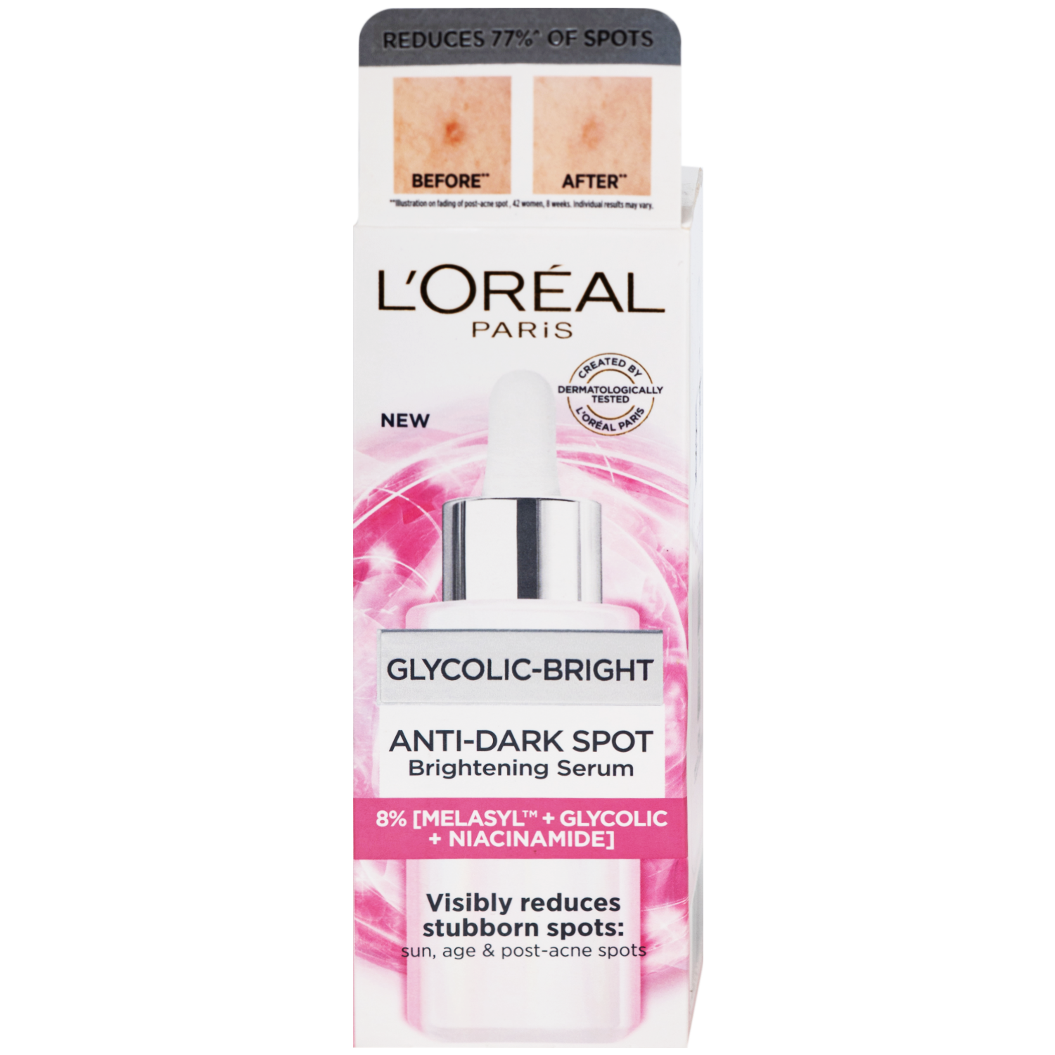 Hình ảnh Tinh chất dưỡng sáng da giảm thâm mụn L'Oréal Glycolic Bright (30ml)
