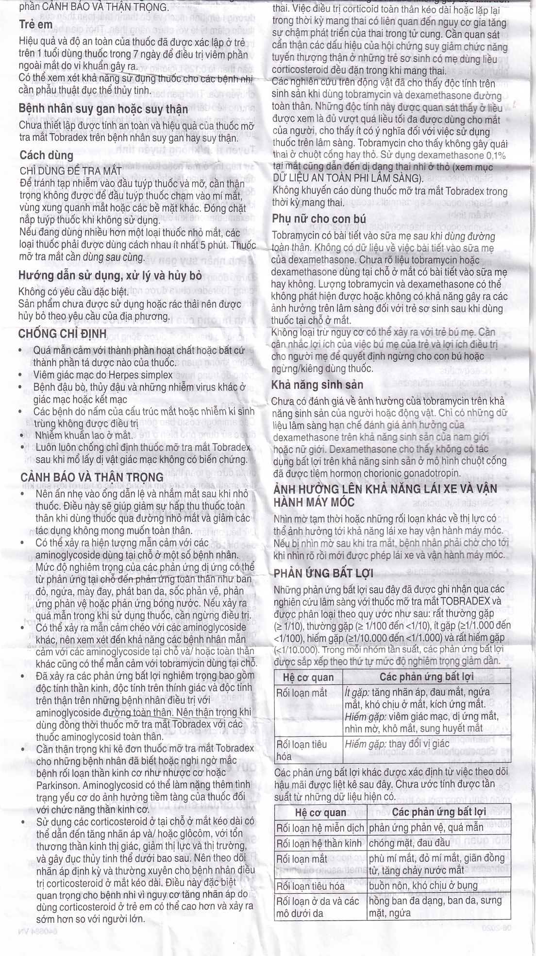 Hình ảnh Thuốc mỡ tra mắt TobraDex Alcon điều trị viêm và nhiễm khuẩn (3,5g)