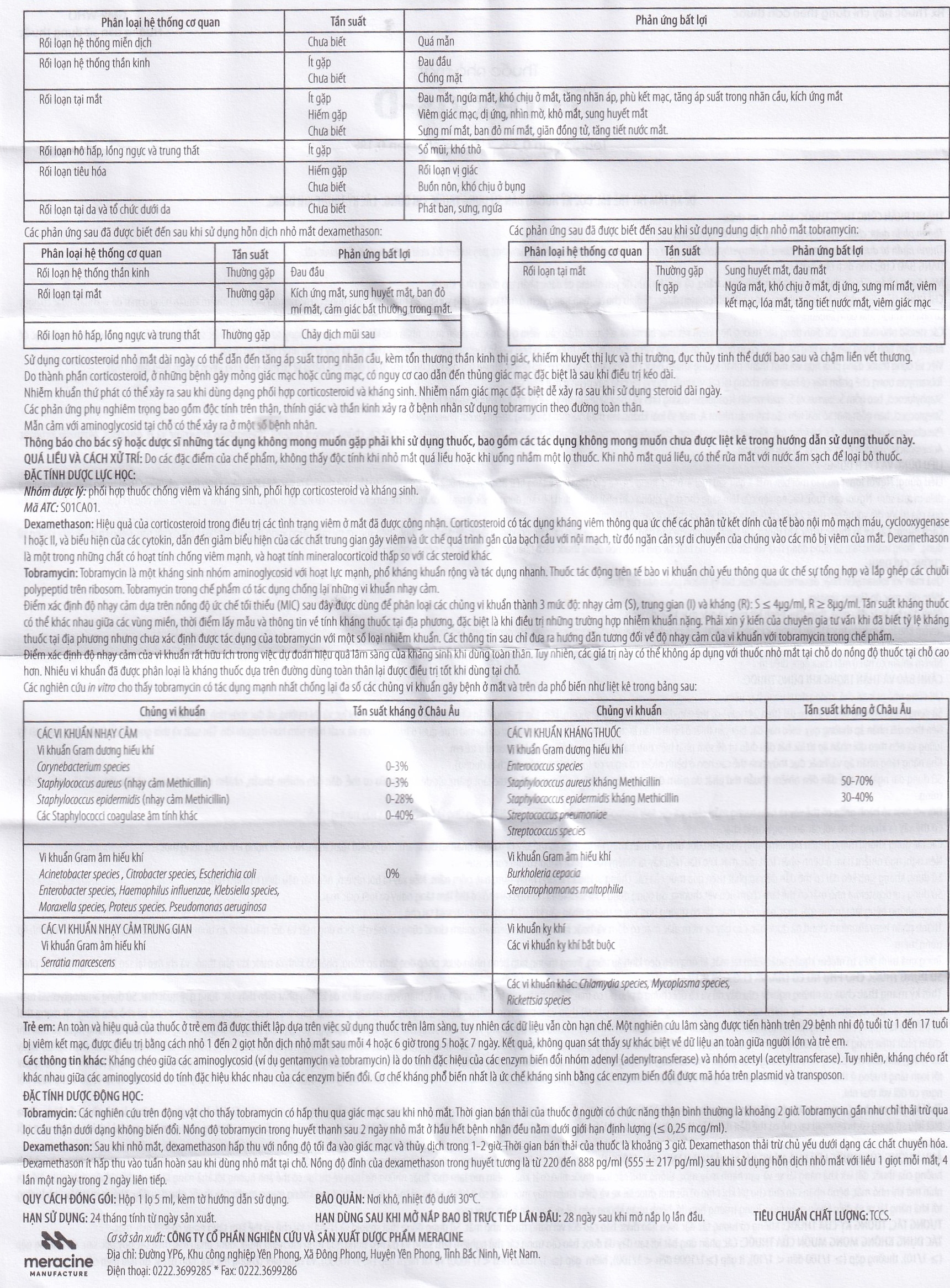 Hình ảnh Thuốc nhỏ mắt Torexvis 0,3% Gia Nguyễn phòng và điều trị viêm và ngăn ngừa nhiễm khuẩn (5ml)