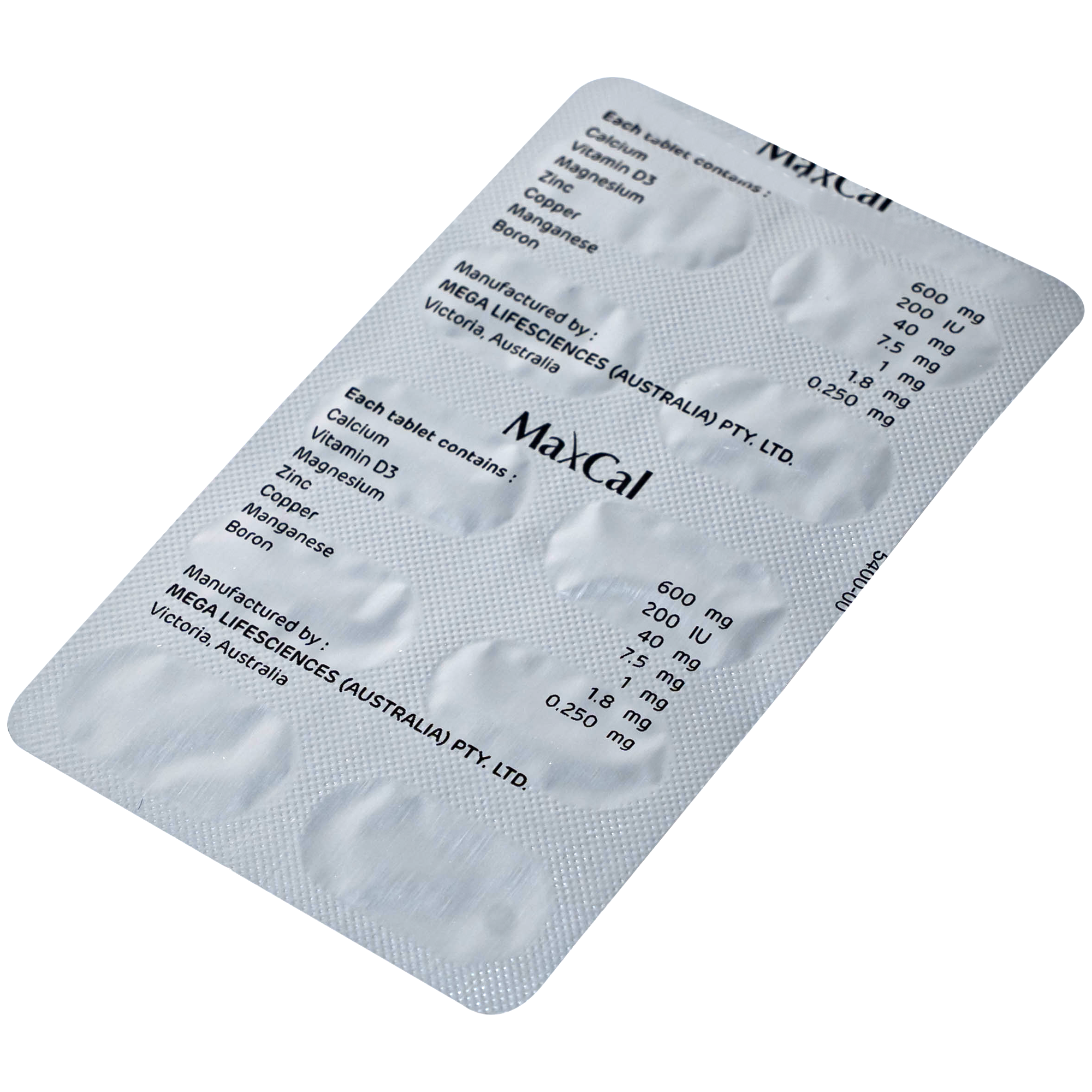 Hình ảnh Viên uống hỗ trợ giảm nguy cơ loãng xương Maxcal Mega (3 vỉ x 10 viên)