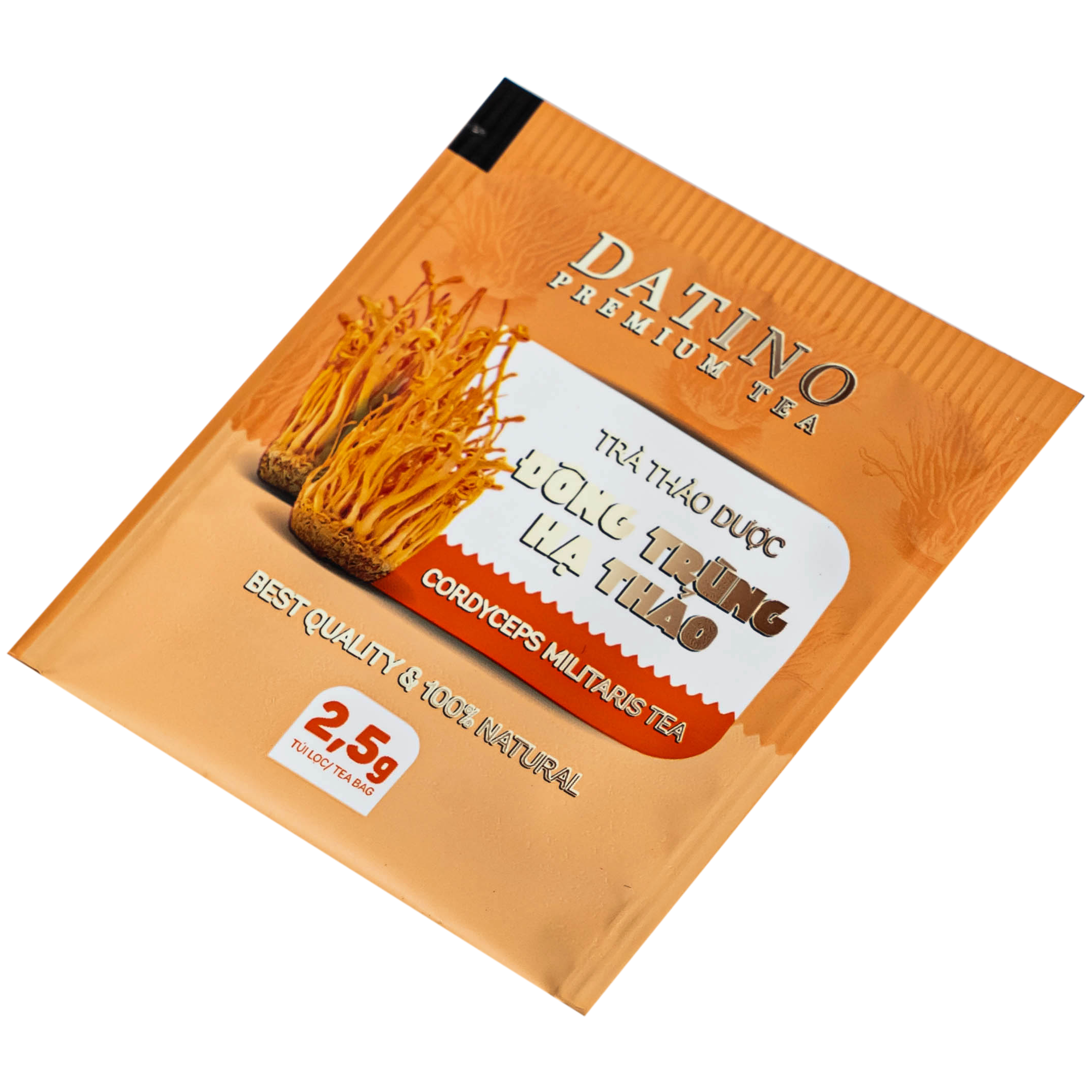 Hình ảnh Trà thảo mộc đông trùng hạ thảo túi lọc Datino premium tea (20 túi x 2,5g)