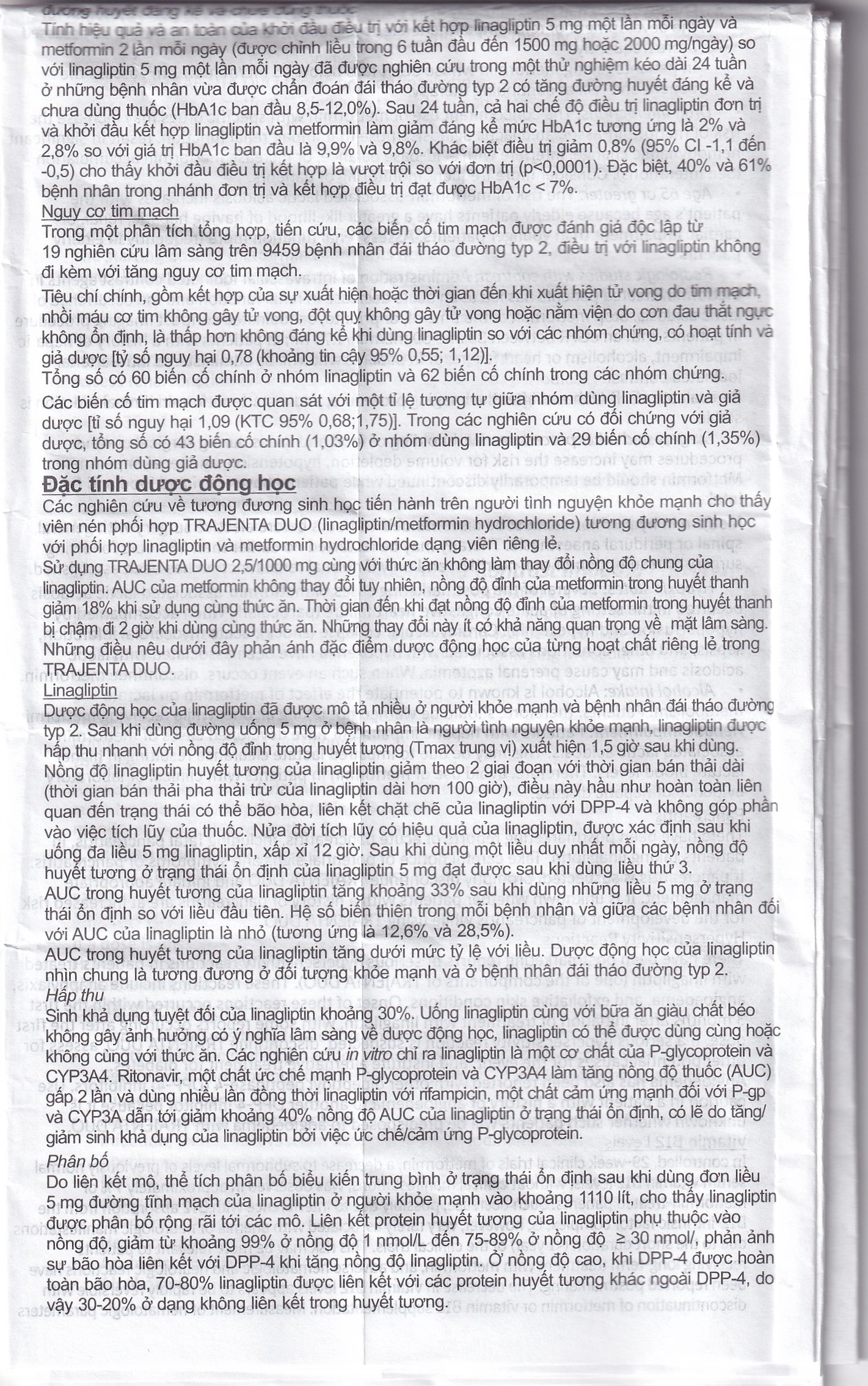 Hình ảnh Thuốc Trajenta Duo 2.5mg/850mg Boehringer điều trị đái tháo đường típ 2 (14 viên)