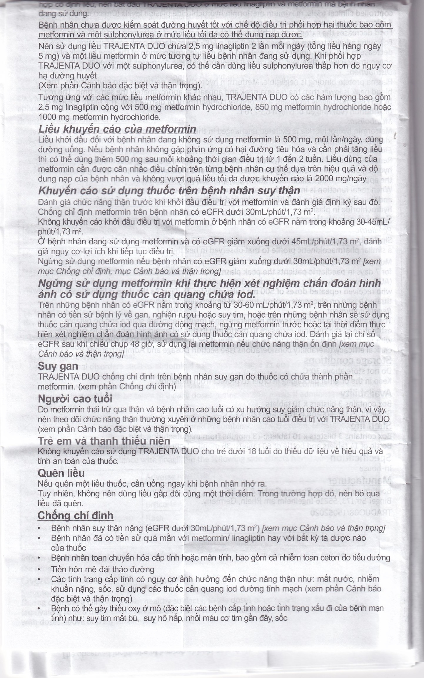 Hình ảnh Thuốc Trajenta Duo 2.5mg/850mg Boehringer điều trị đái tháo đường típ 2 (14 viên)