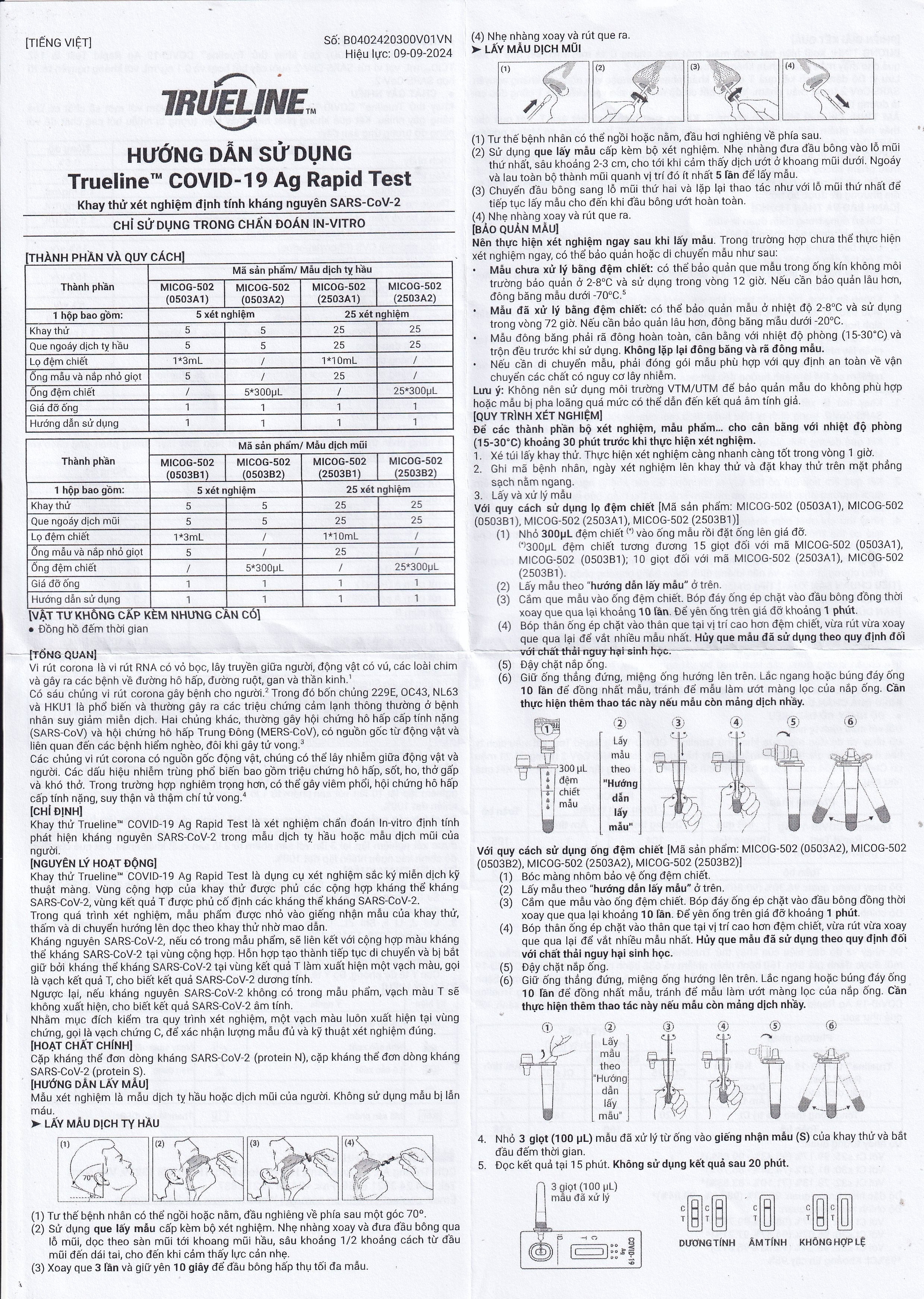 Hình ảnh Kit test Covid Trueline - việt nam khay thử xét nghiệm kháng nguyên Sars Cov-2 (25 kit)