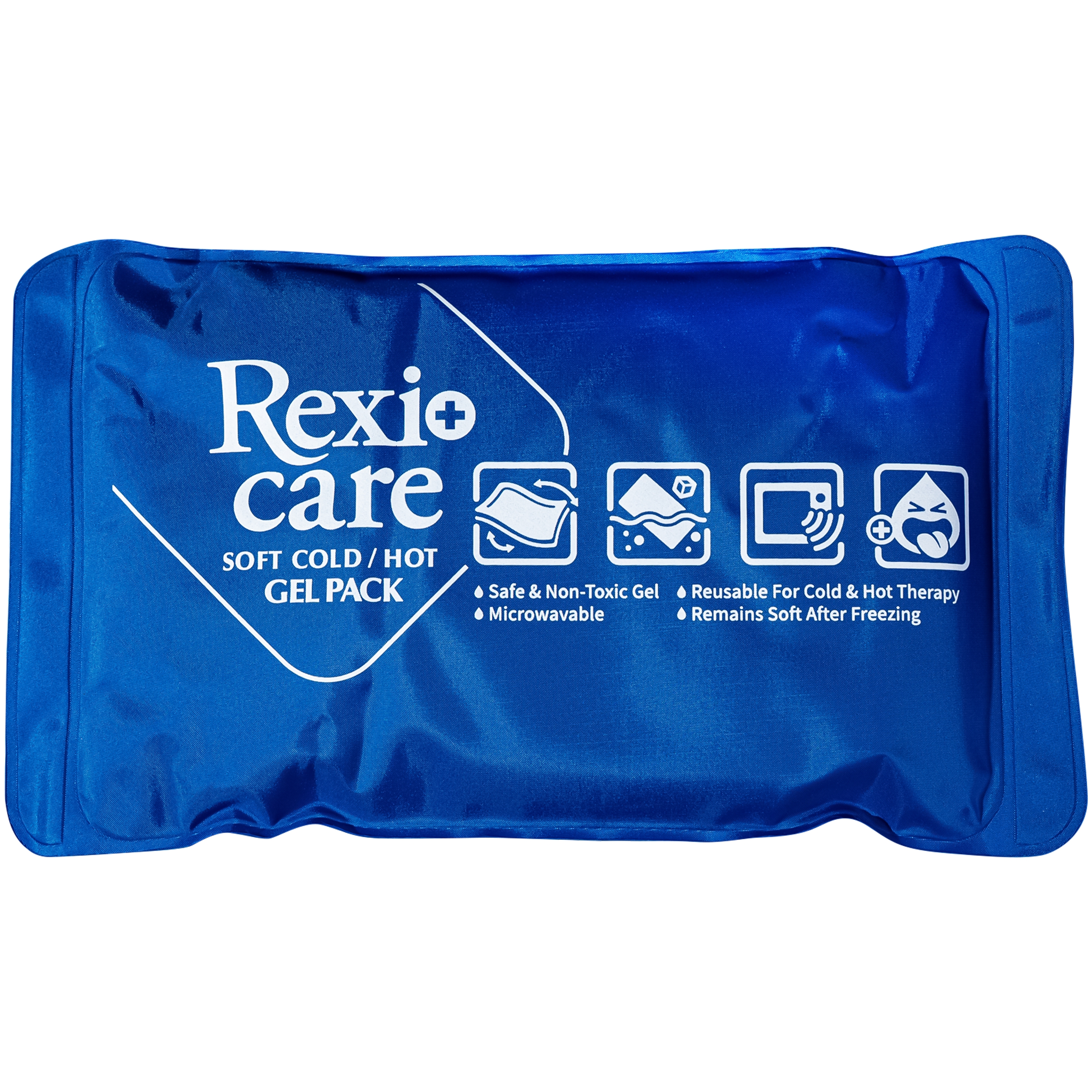 Hình ảnh Túi chườm nóng, lạnh Rexicare gel (31x17cm) Làm giảm co thắt cơ, đau, sưng phù, bầm máy sau chấn thương, thủ thuật nha khoa, côn trùng cắn