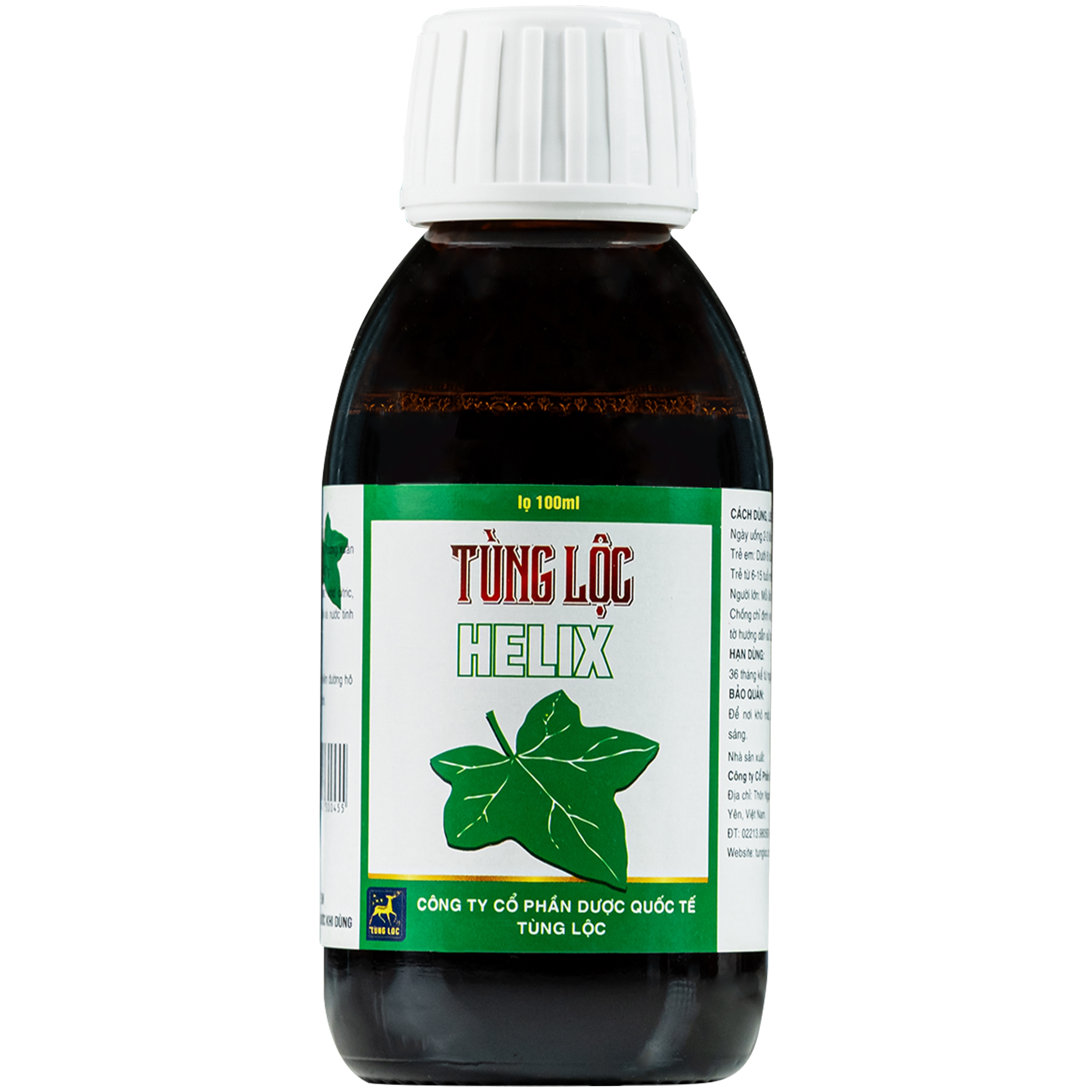 Hình ảnh Thuốc Tùng Lộc Helix điều trị ho trong các trường hợp viêm đường hô hấp cấp và viêm phế quản mạn tính (100ml)