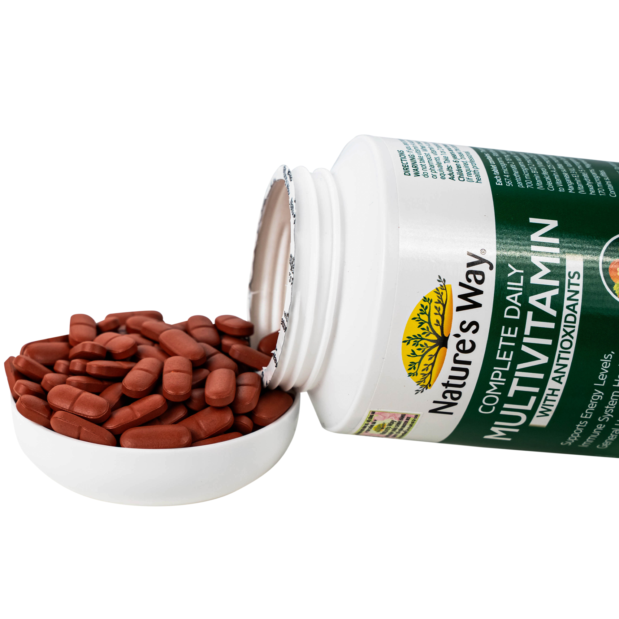 Hình ảnh Viên uống bổ sung Vitamin và khoáng chất, giúp tăng đề kháng Nature's Way Complete Daily Multivitamin(Hộp 200 viên)