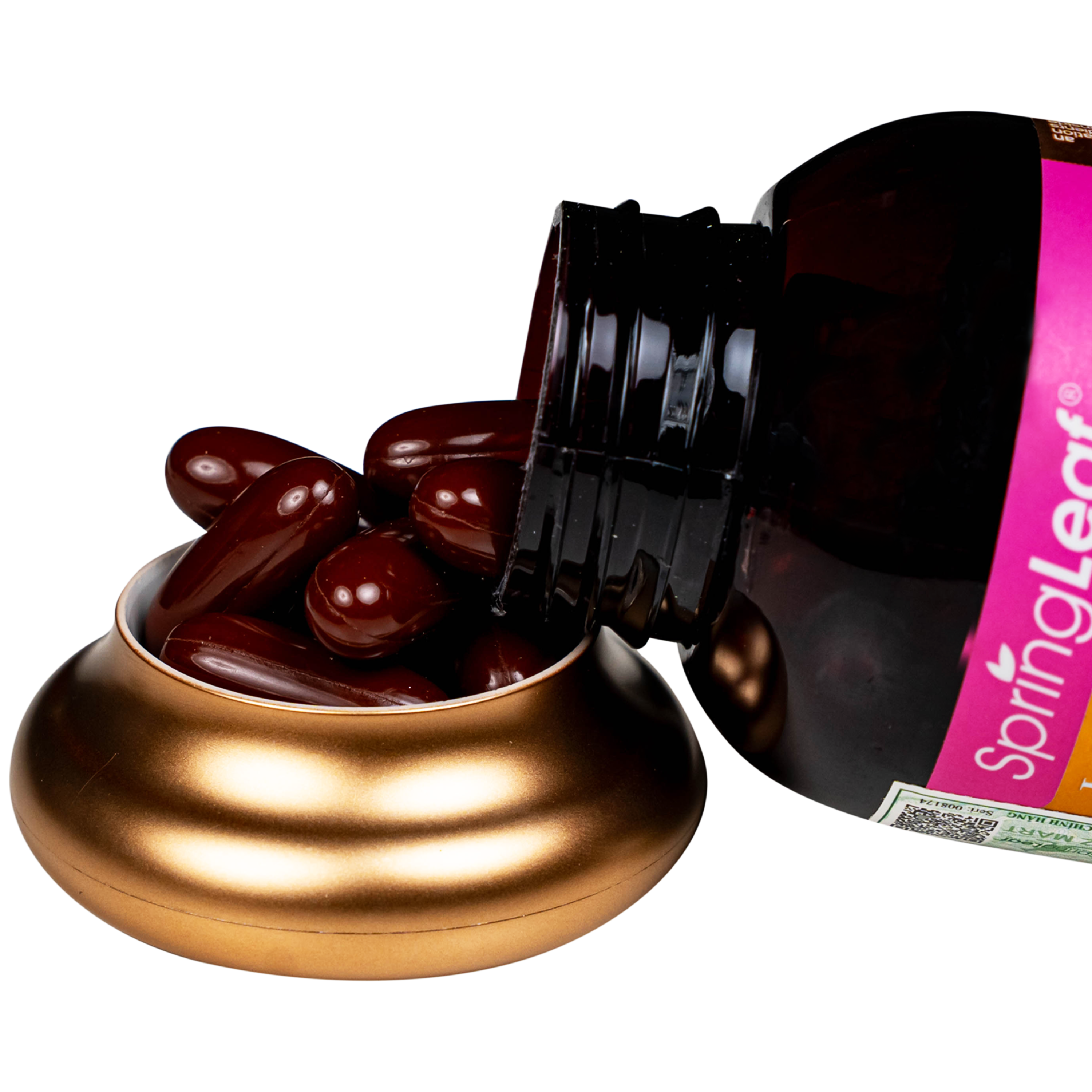 Hình ảnh Viên uống hỗ trợ làm đẹp da Spring Leaf Inner Beauty Collagen 6-in-1 (Lọ 60 viên)